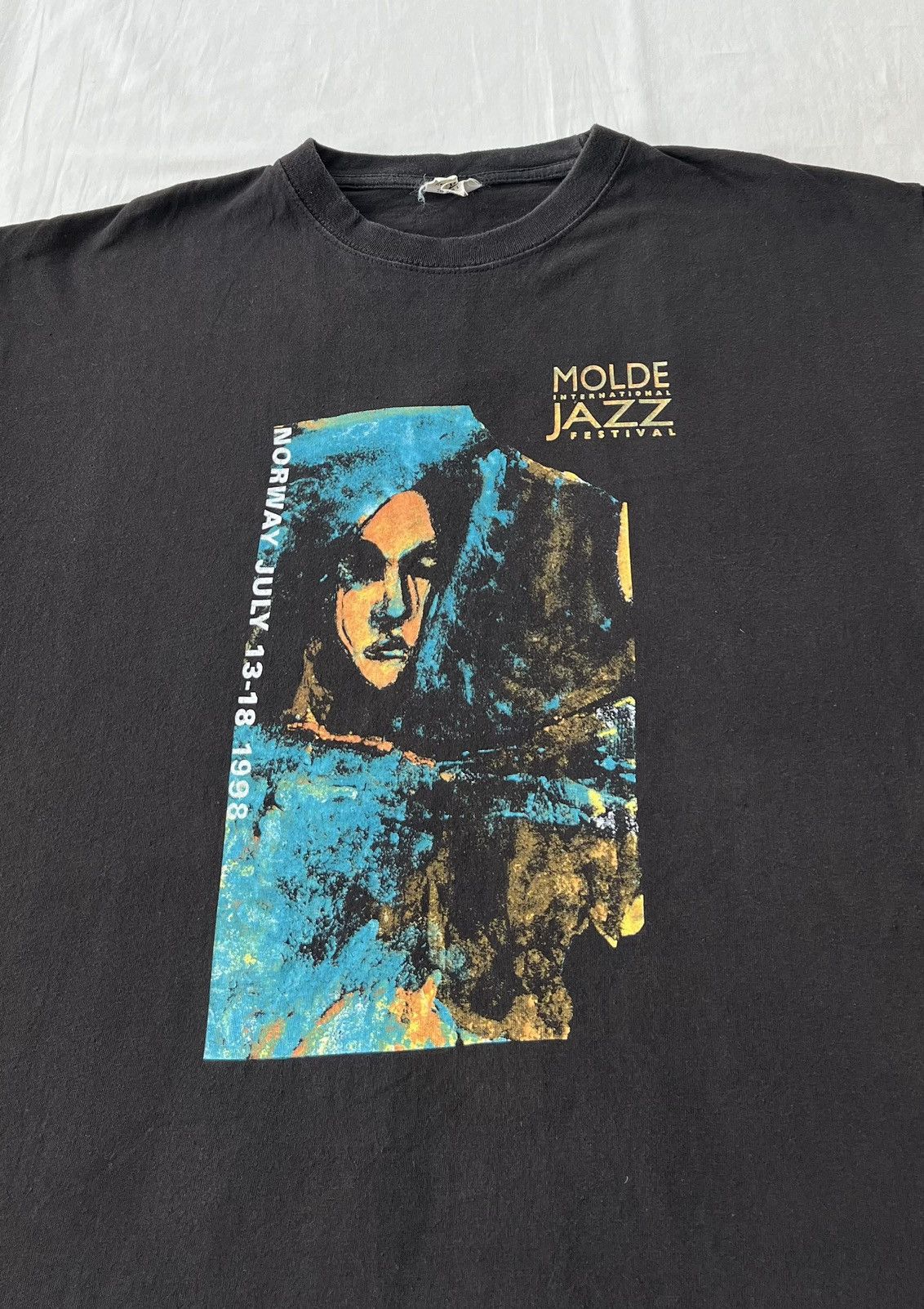 Vintage Vintage 1998 Molde International Jazz Festival MIJF T-shirt Size US XL / EU 56 / 4 - 5 Thumbnail