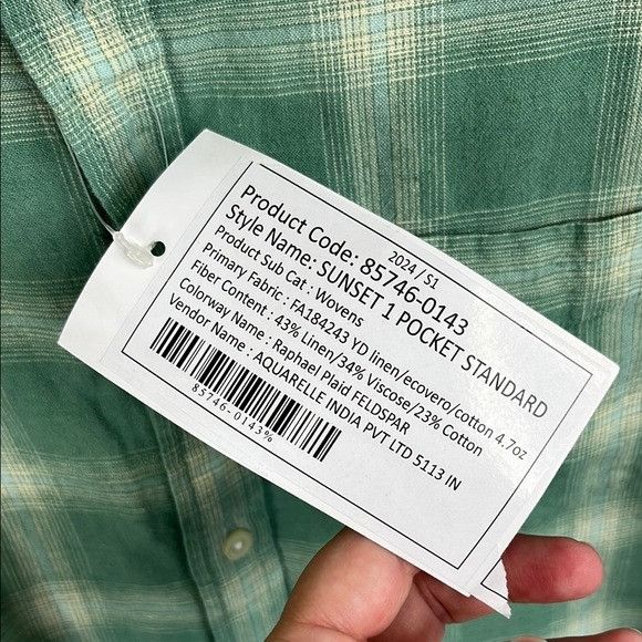 Levi's Levi's Sunset 1 Pocket Plaid Red Tab Raphael Gridded Standar Size US M / EU 48-50 / 2 - 9 Thumbnail