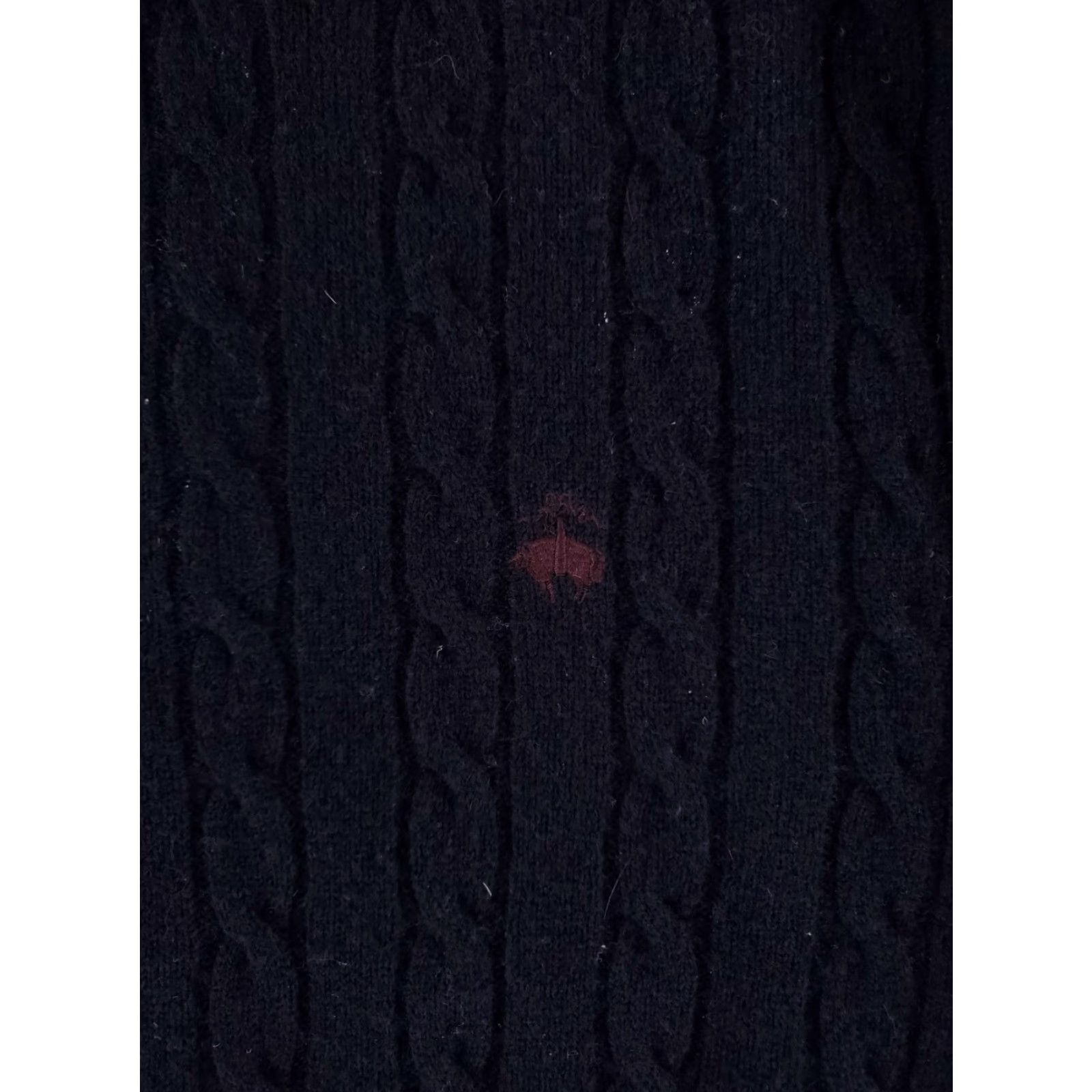 Brooks Brothers Brooks Brothers Sweater Cable Knit Navy Blue Mens L Pullover Lambs Wool Scottish Navy L Size US L / EU 52-54 / 3 - 3 Thumbnail