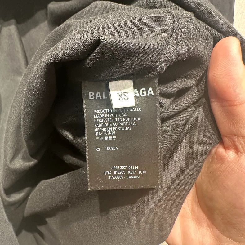 Balenciaga Balenciaga Mosaic Blurred Logo BB Letter Loose Short Sleev Size US XS / EU 42 / 0 - 4 Thumbnail