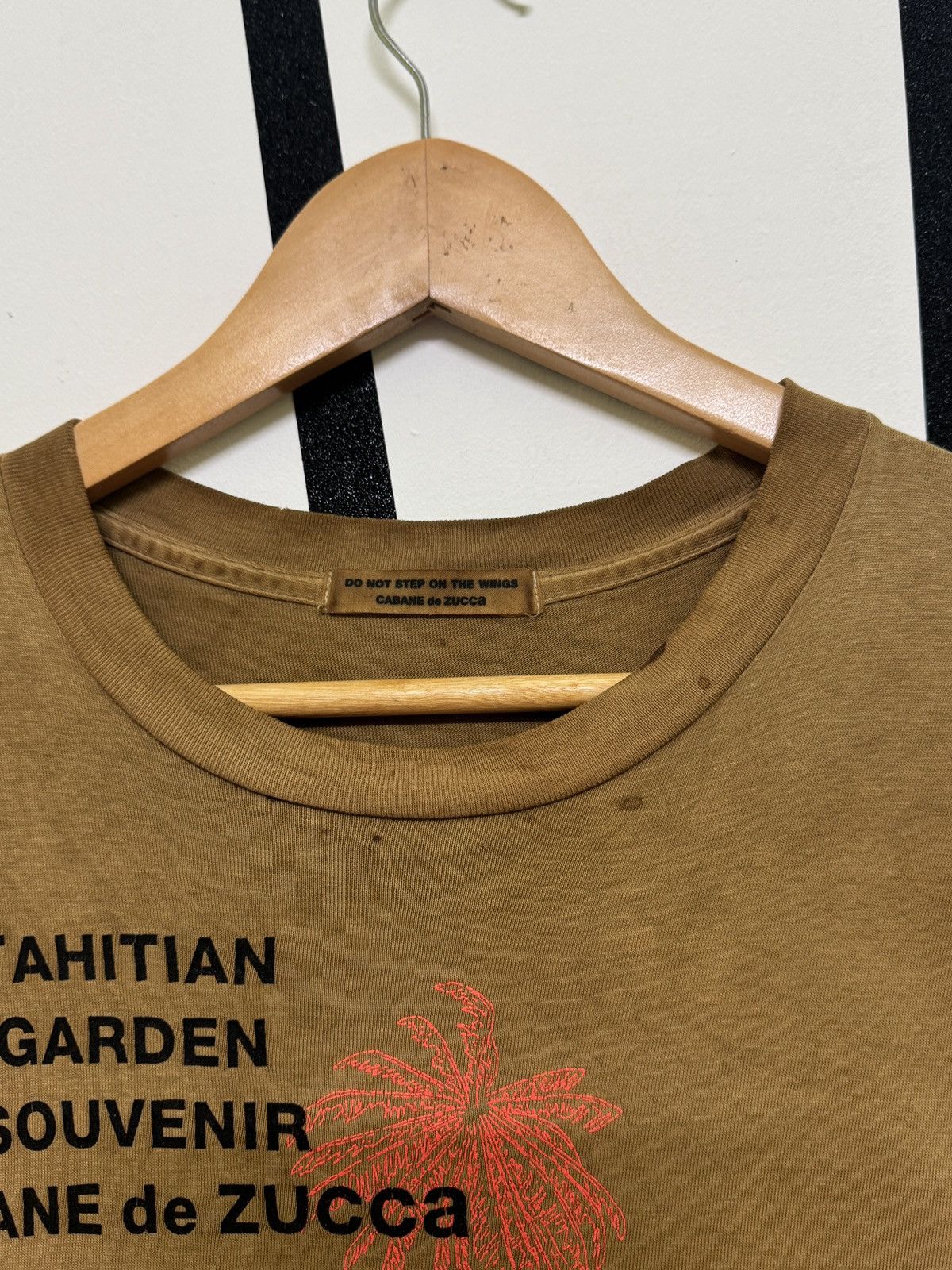 CABANE de ZUCCa Vtg Single Stitch Cabane De Zucca Mud Wash Faded Tee Size US M / EU 48-50 / 2 - 6 Thumbnail