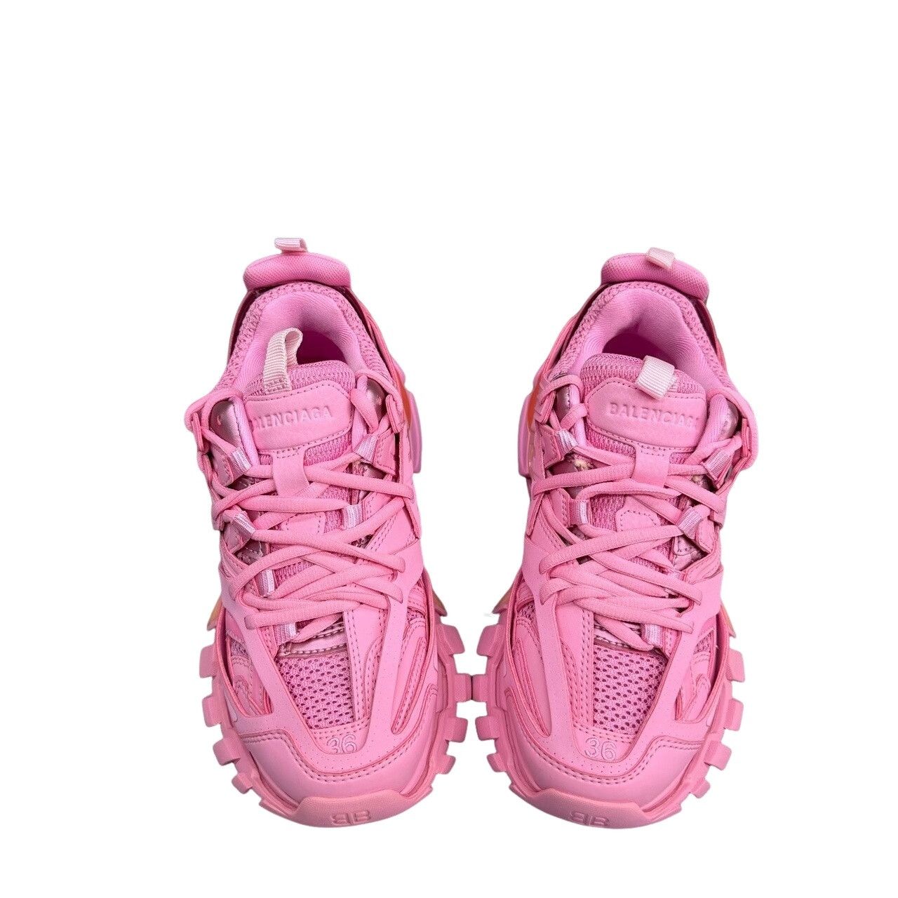 Balenciaga Balenciaga Pink Track Sneakers Size 36 Size US 6 / IT 36 - 1 Thumbnail