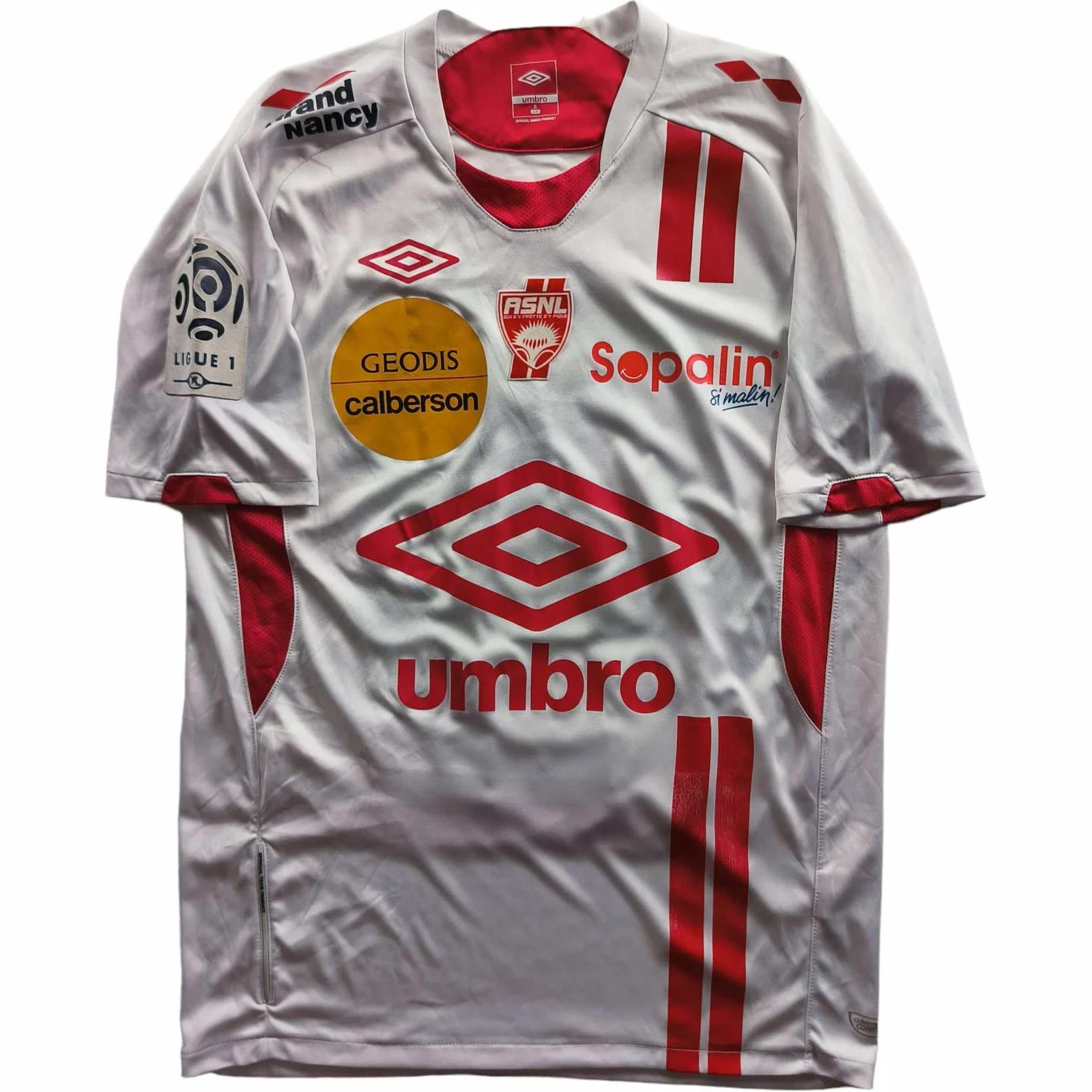 Umbro Nancy 2010-11 Umbro home Djamel Bakar football jersey S Size US S / EU 44-46 / 1 - 1 Thumbnail
