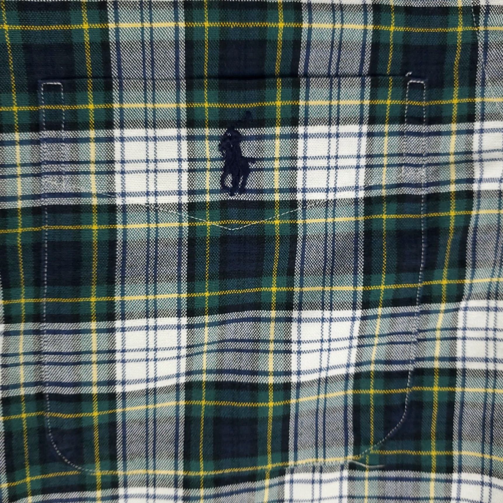 Ralph Lauren Ralph Lauren Shirt Mens Size Medium Green Plaid Pony Button Up Long Sleeve Size US M / EU 48-50 / 2 - 2 Thumbnail