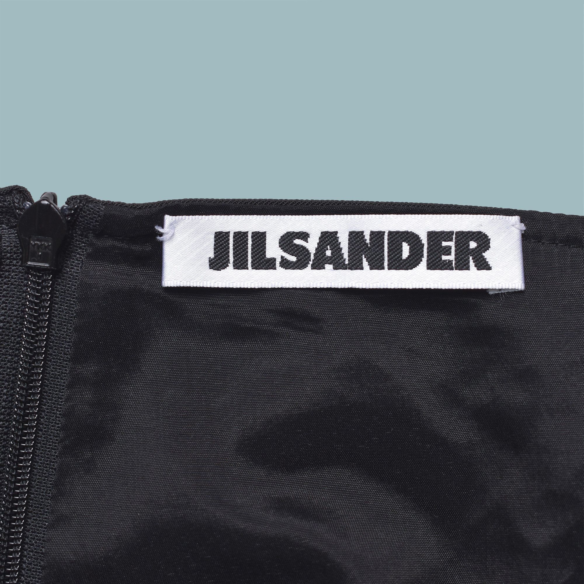 JIL SANDER Black Skirt Size 40 Made in Italy