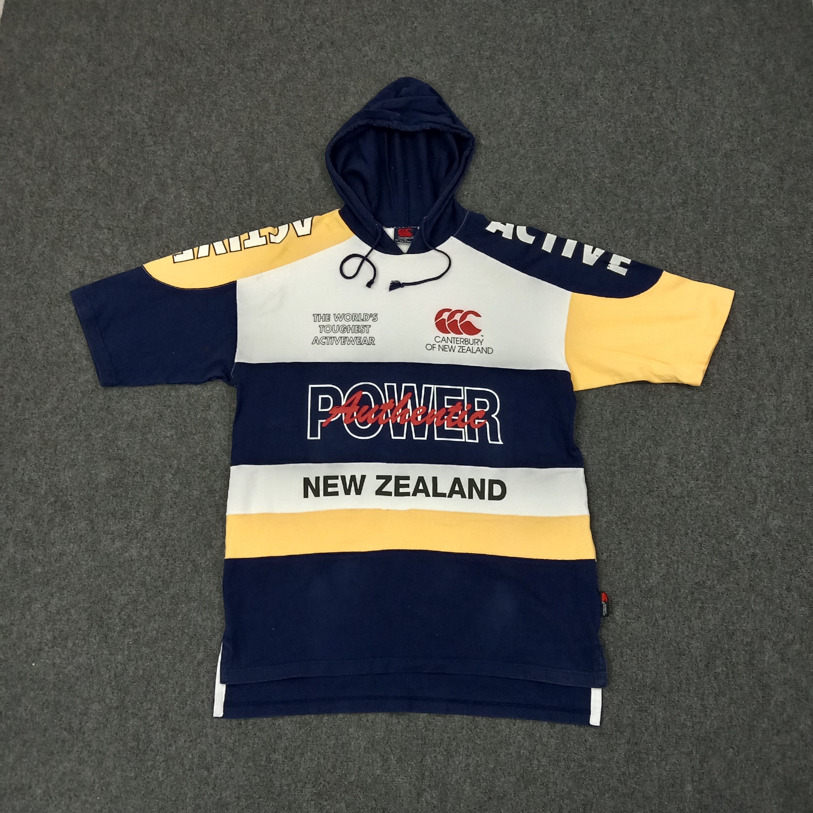 Canterbury of New Zealand Canterbury Power Authentic Sport Hoodie Tshirt C259N3 Size US L / EU 52-54 / 3 - 1 Thumbnail
