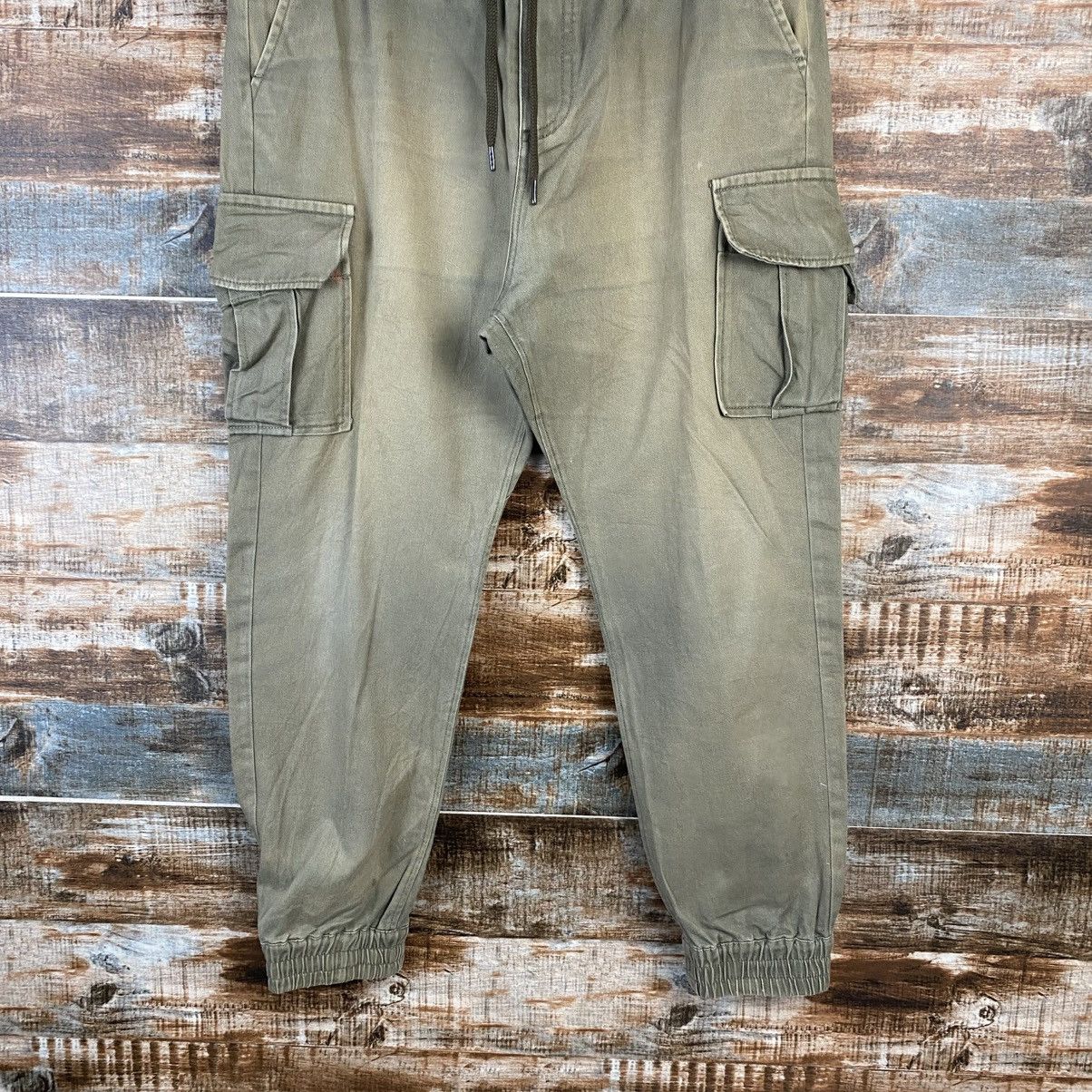 BASE CONTROL DL Base Control Green Joggers Pants #C764 Size US 29 - 3 Thumbnail