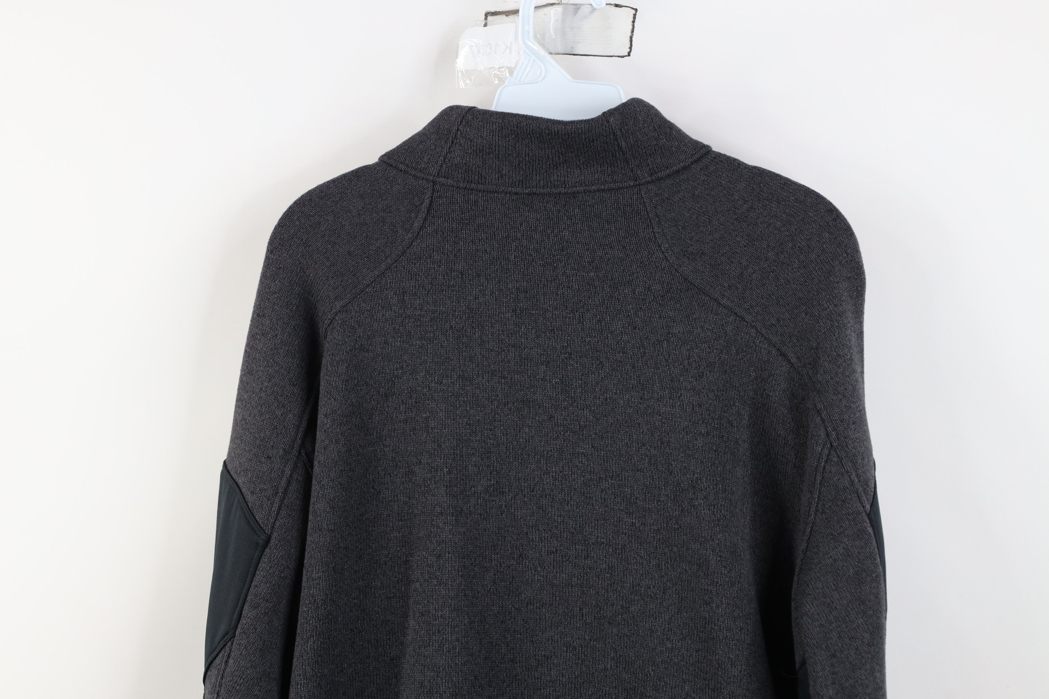 Spyder Spyder Jacquard Fleece Knit Foremost Full Zip Jacket Gray Size US XL / EU 56 / 4 - 13 Thumbnail