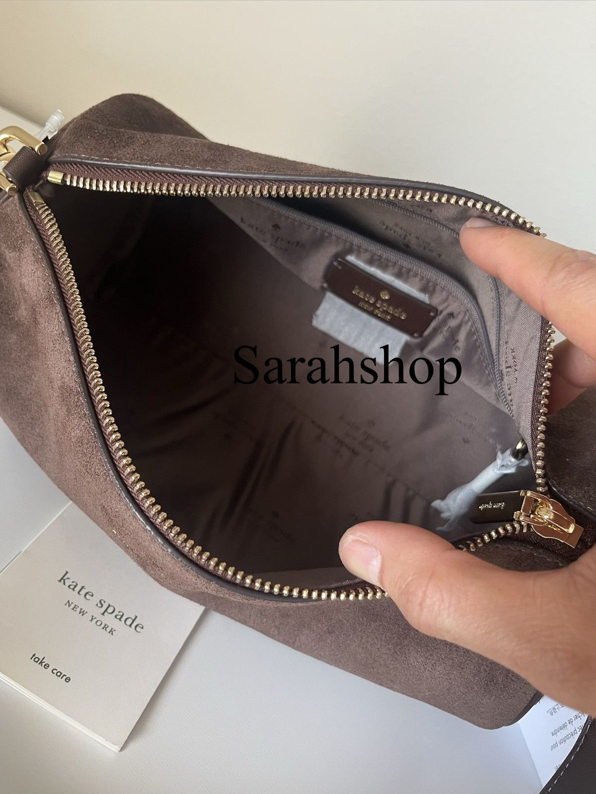 Kate Spade Kate Spade Roulette Suede Medium Shoulder Bag Size ONE SIZE - 8 Thumbnail