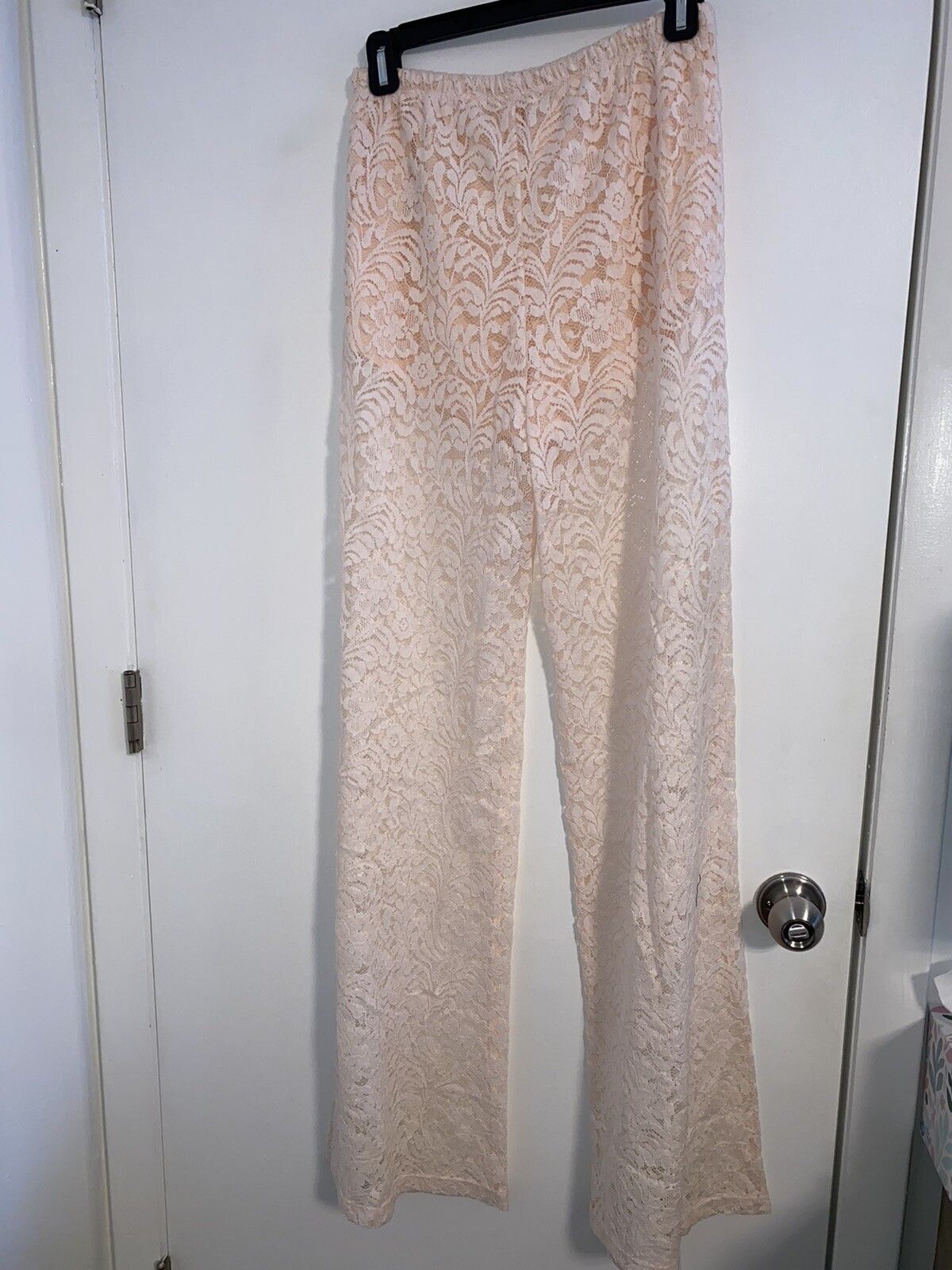 Shore Positano Pink Lace Summer, Beach Pants Blush Pink Xs in Orange, Women's (Size 26) — image 5 of 6