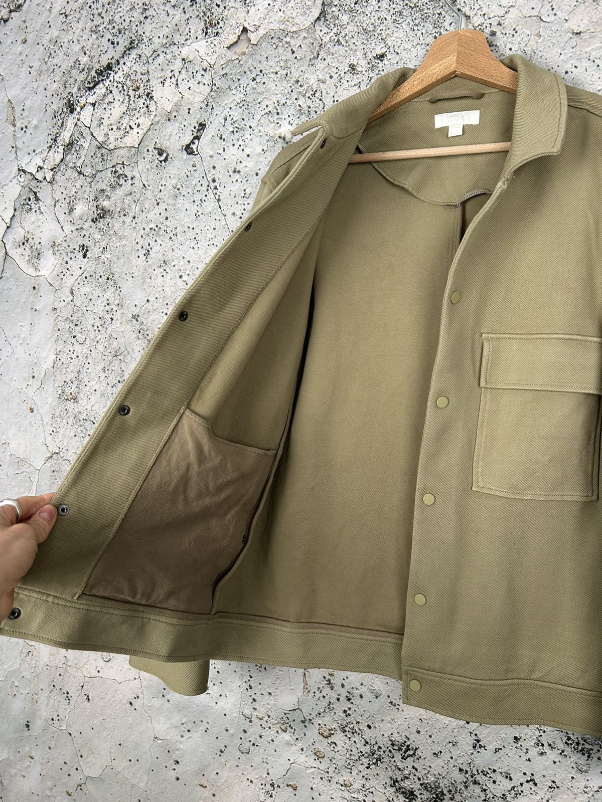 Cos COS Beige Pocket Jacket Minimalist Designer Avant Garde Rare Size US M / EU 48-50 / 2 - 4 Thumbnail
