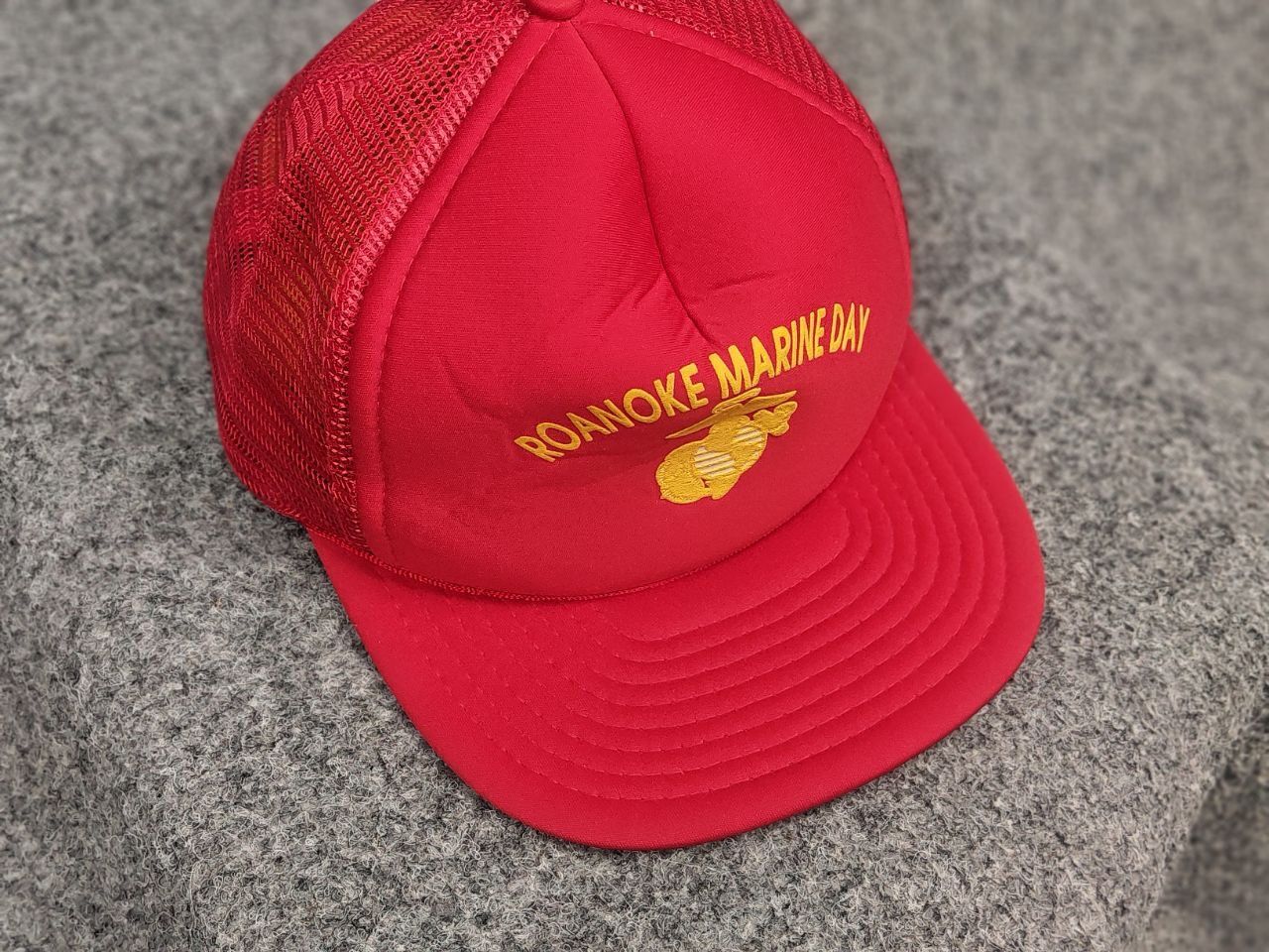Vintage Vintage 90's designer award headwear Roanoke Marine Day Cap Size ONE SIZE - 3 Thumbnail