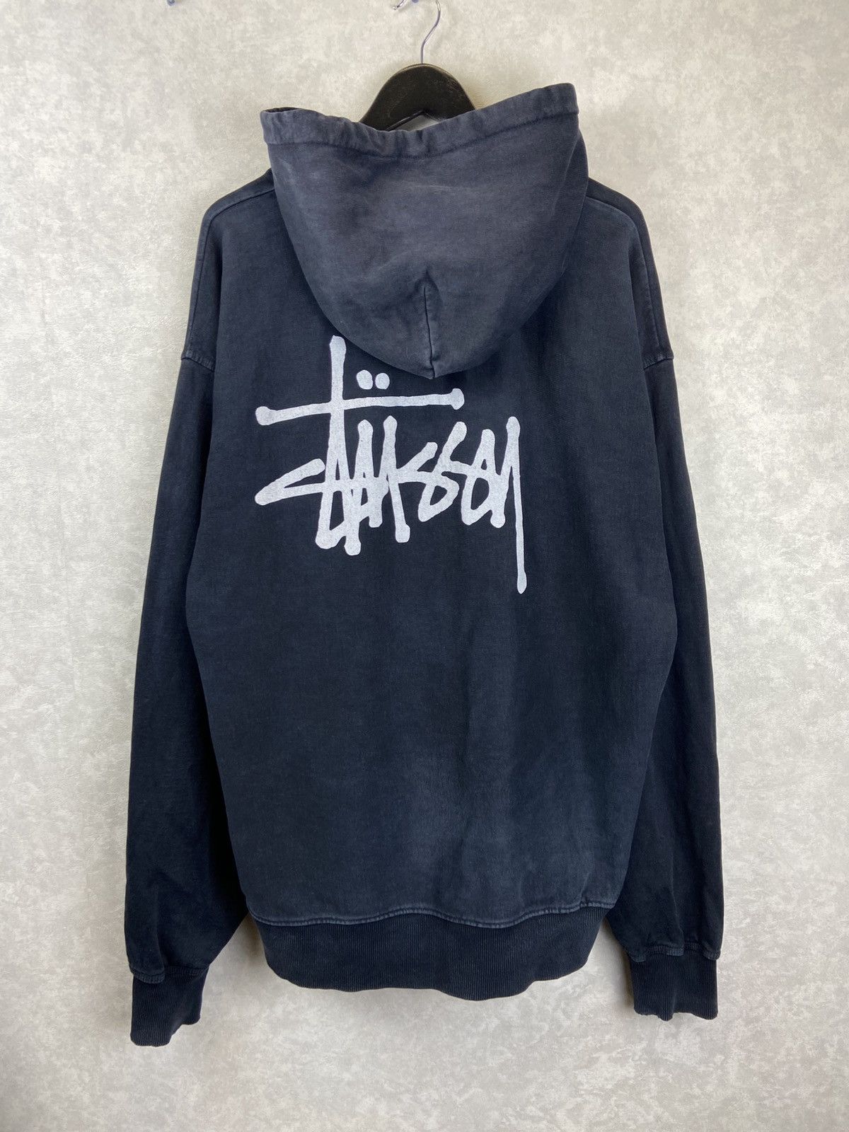 Stussy Stussy Pigment Dyed Distressed Hoodie XXL Oversize Size US XXL / EU 58 / 5 - 1 Thumbnail