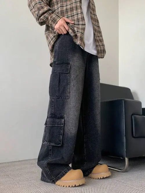 Jean Cargo Baggy Denim 90sl Pants Oversized Size US 32 / EU 48 - 3 Thumbnail