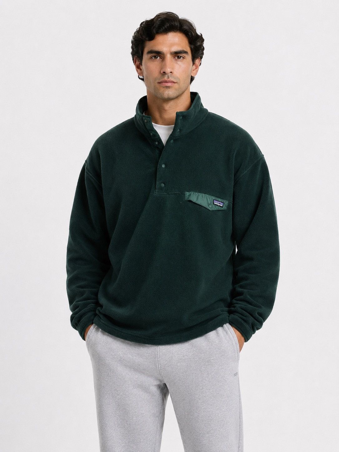 Patagonia Patagonia Synchilla Snap T Pocket Fleece Sweatshirt Outdoor Size US L / EU 52-54 / 3 - 1 Thumbnail