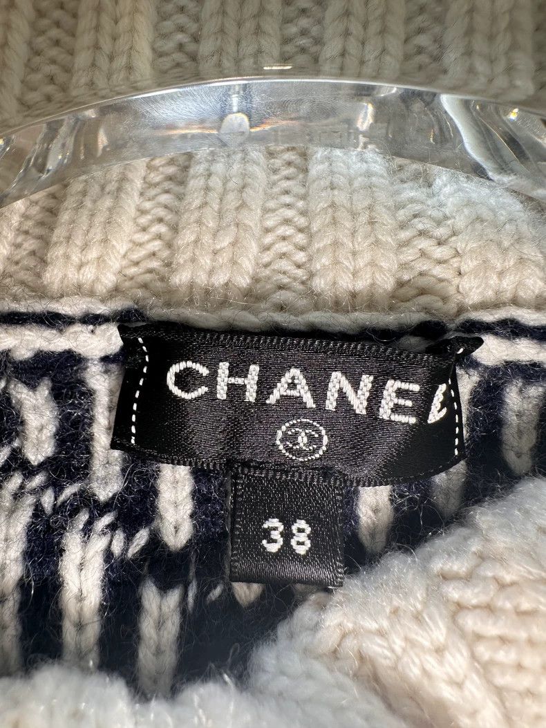 Chanel Chanel Cashmere coco letter snowflake turtleneck sweater Size XS / US 0-2 / IT 36-38 - 8 Thumbnail