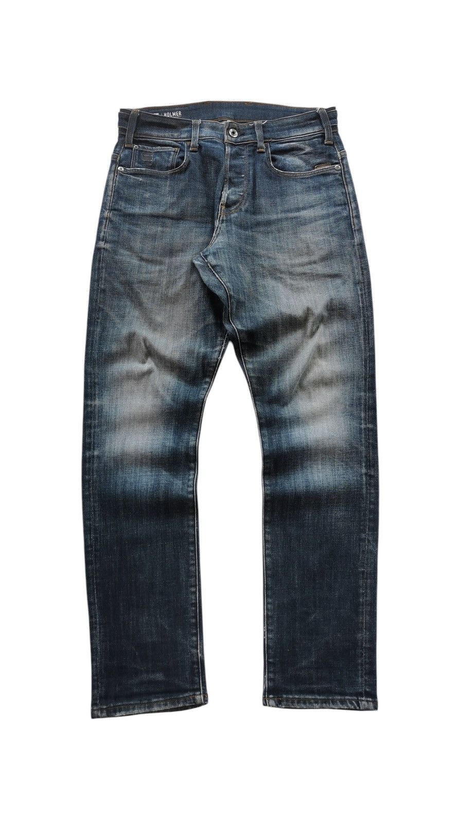 G-Star G Star Raw Holmer Tapered Stretch Denim Jeans Size US 30 / EU 46 - 3 Thumbnail