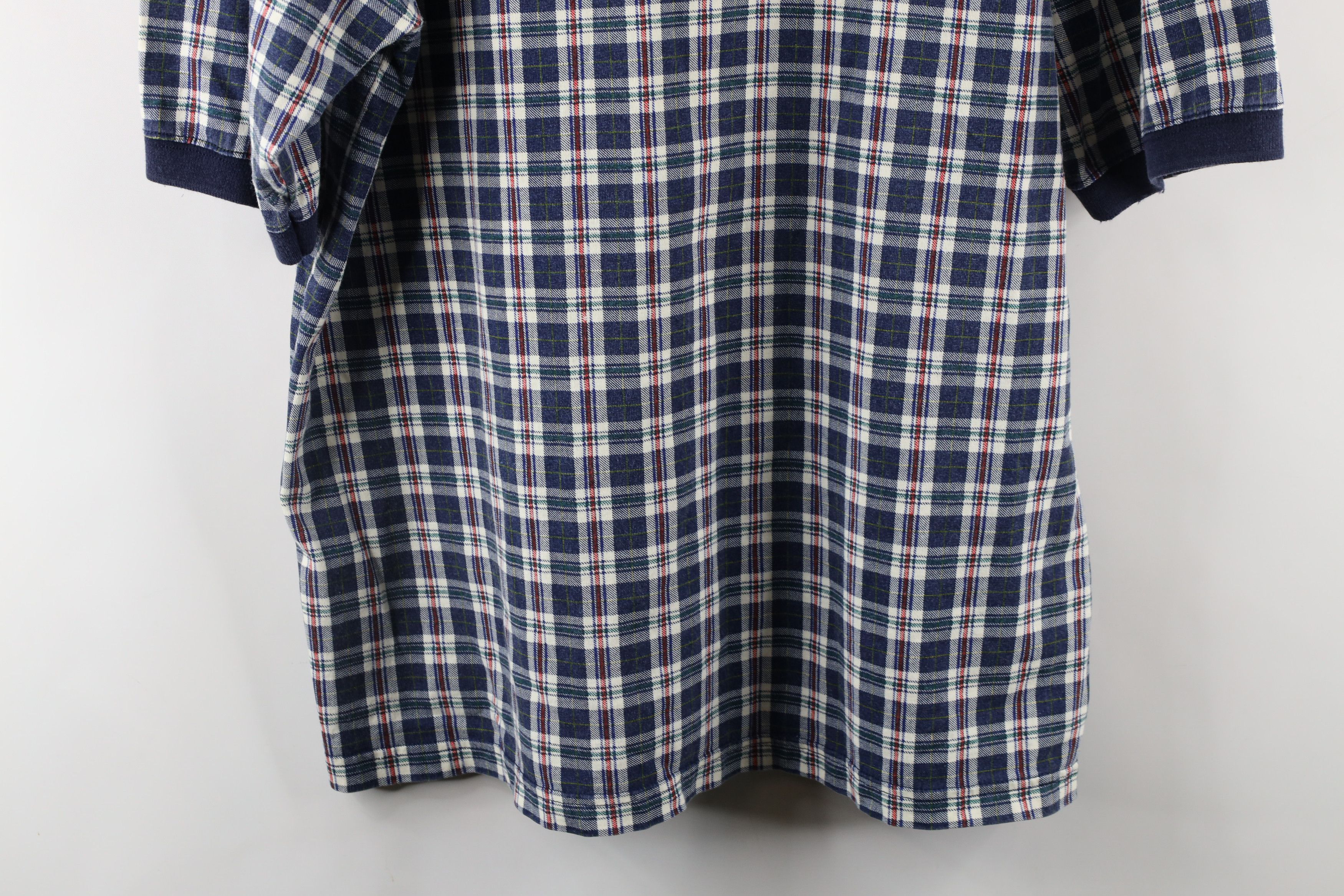 Vintage Vintage 90s Duck Head Rainbow Plaid Collared Polo Shirt USA Size US L / EU 52-54 / 3 - 12 Thumbnail