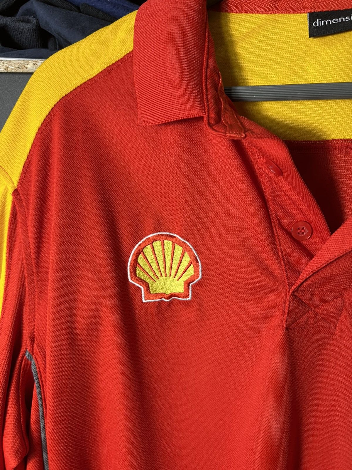 Ferrari Ferrari Shell V-Power Racing Team Polo Shirt Red Yellow Size US L / EU 52-54 / 3 - 10 Thumbnail