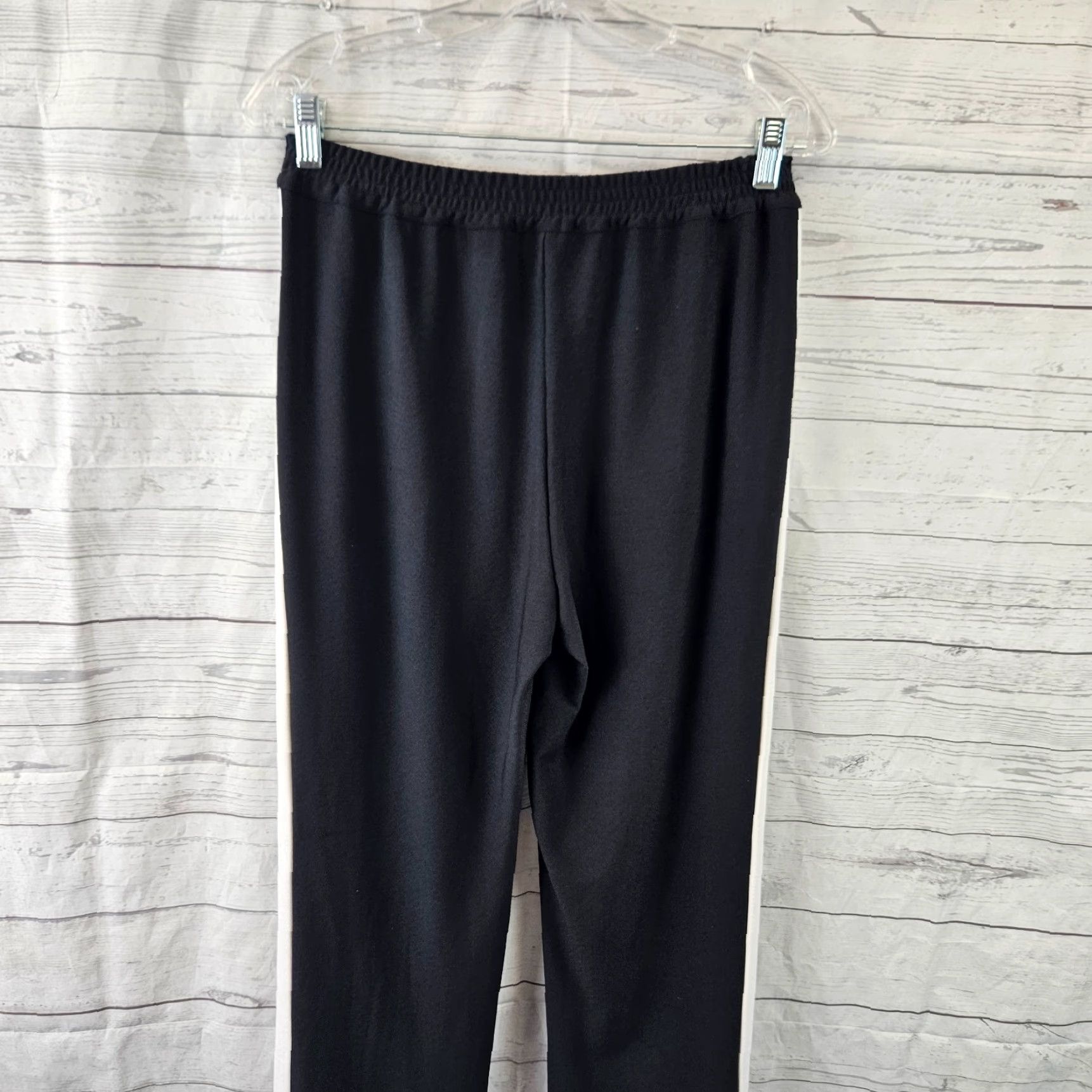 Vintage Lysse Womens Pants Pull On Black White High Rise Sz S Small Button No, keep original? Size 28" / US 6 / IT 42 - 4 Thumbnail