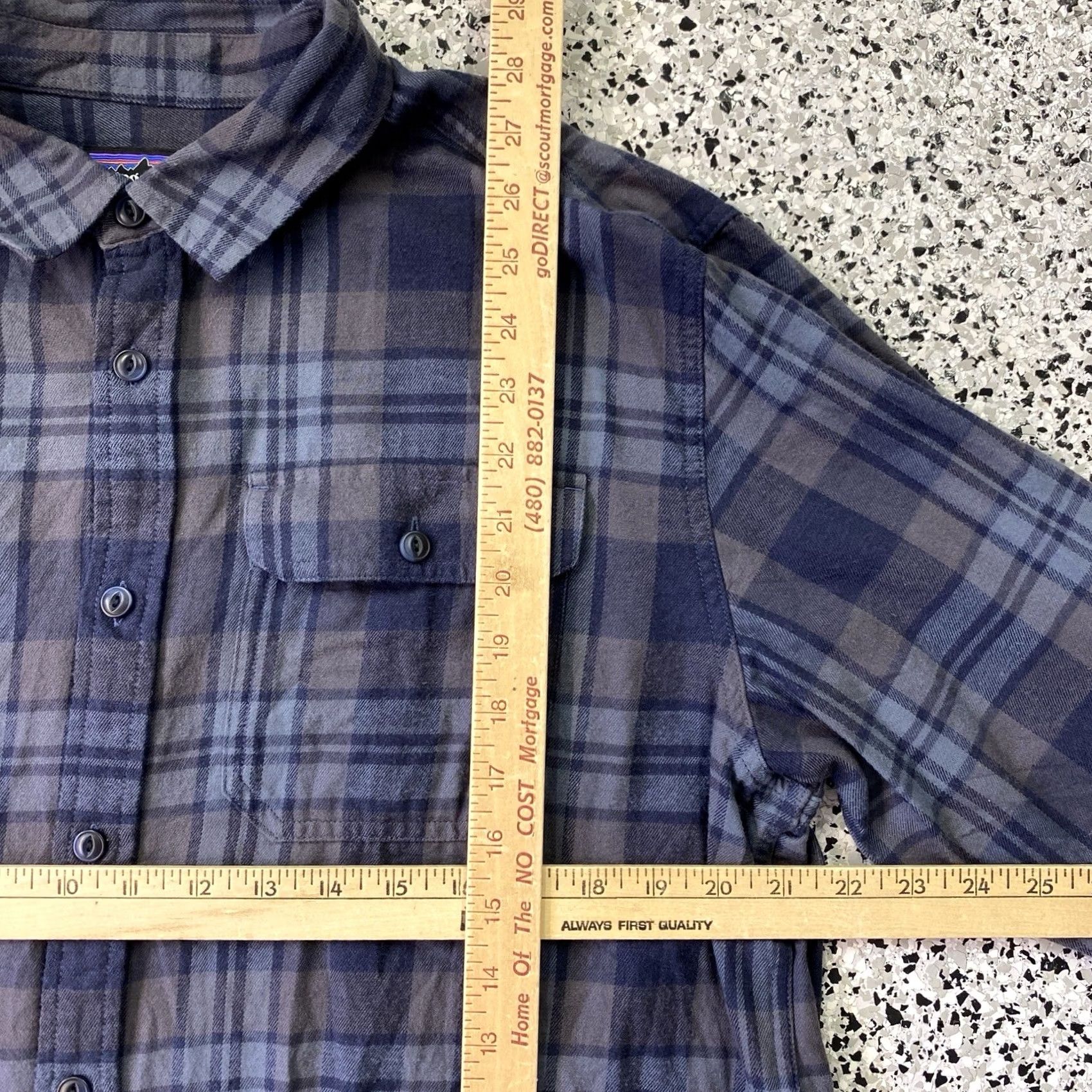 Patagonia Patagonia Shirt Button-Up Flannel Organic Cotton Blue Men’s Large Regular Pocketed Outdoor Casual 平 Size US L / EU 52-54 / 3 - 2 Thumbnail