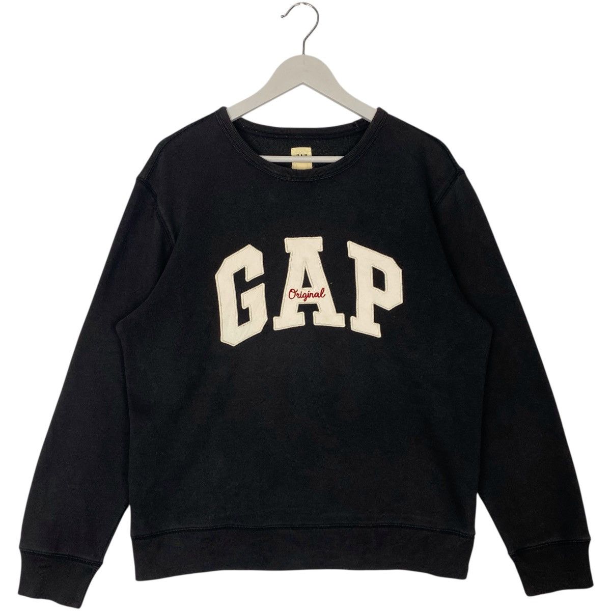 Vintage Vintage Gap Big Logo Printed Black Pullover Jumper Size M Size US M / EU 48-50 / 2 - 1 Thumbnail