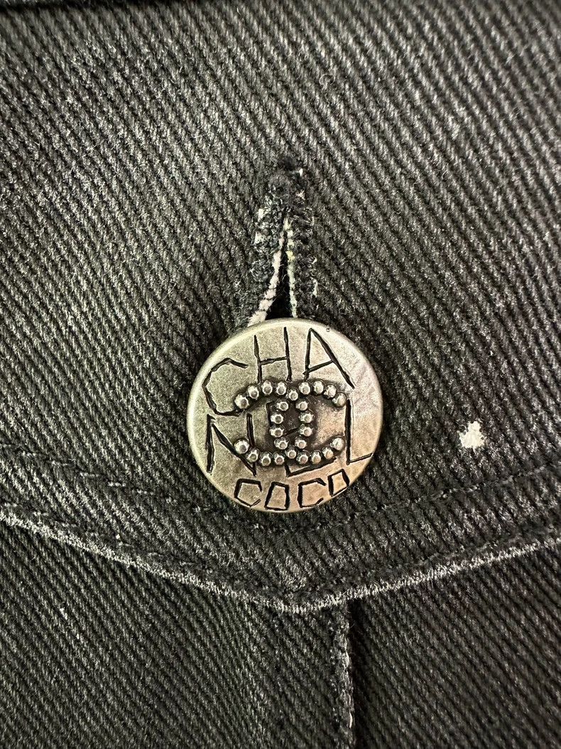 Chanel Chanel 22C sunflower graffiti to make old denim jackets Size M / US 6-8 / IT 42-44 - 7 Thumbnail