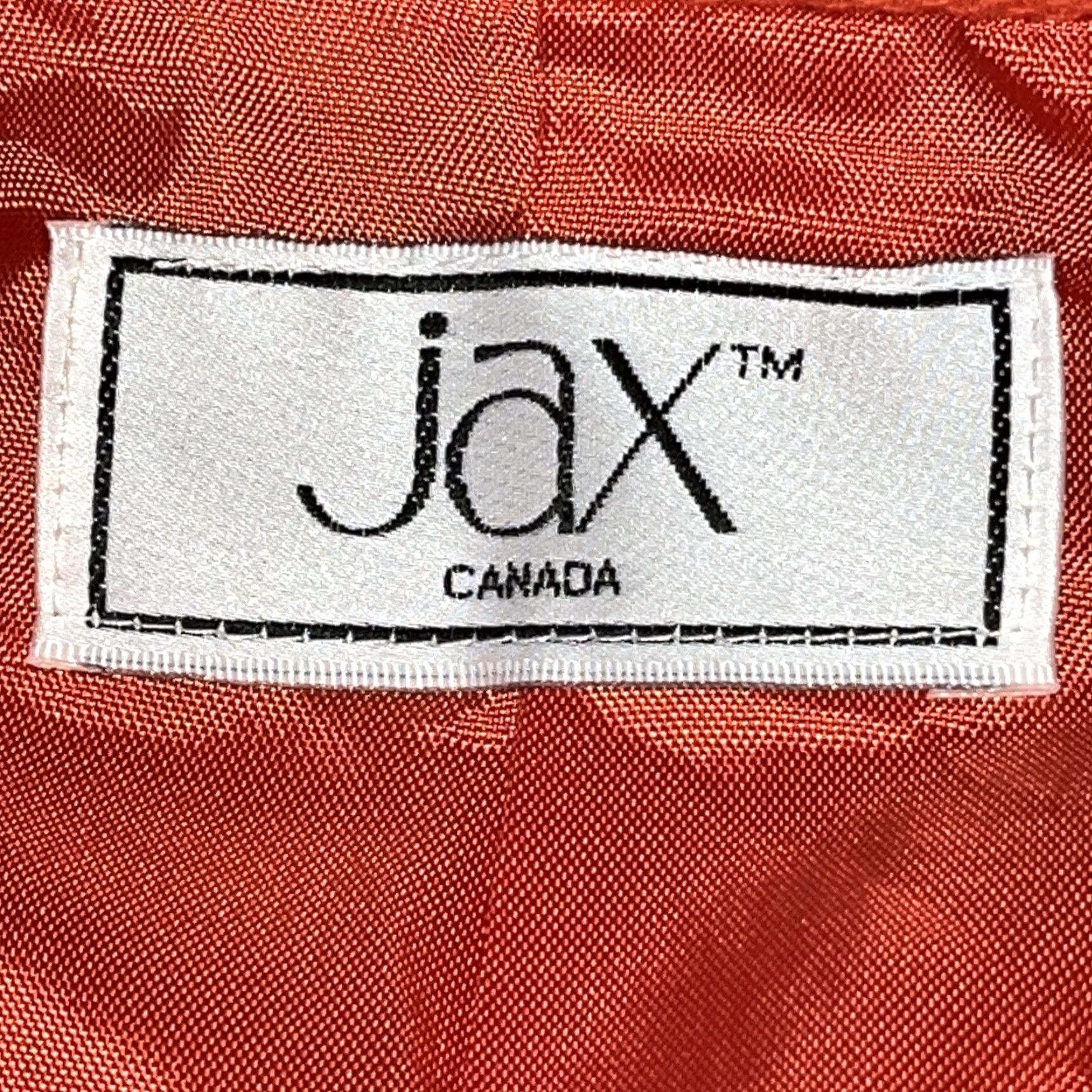 Vintage JAX CANADA Blazer Women Size 10 Orange Wool Blend Cashmere Gold Buttons Pockets Coat Size L / US 10 / IT 46 - 6 Thumbnail