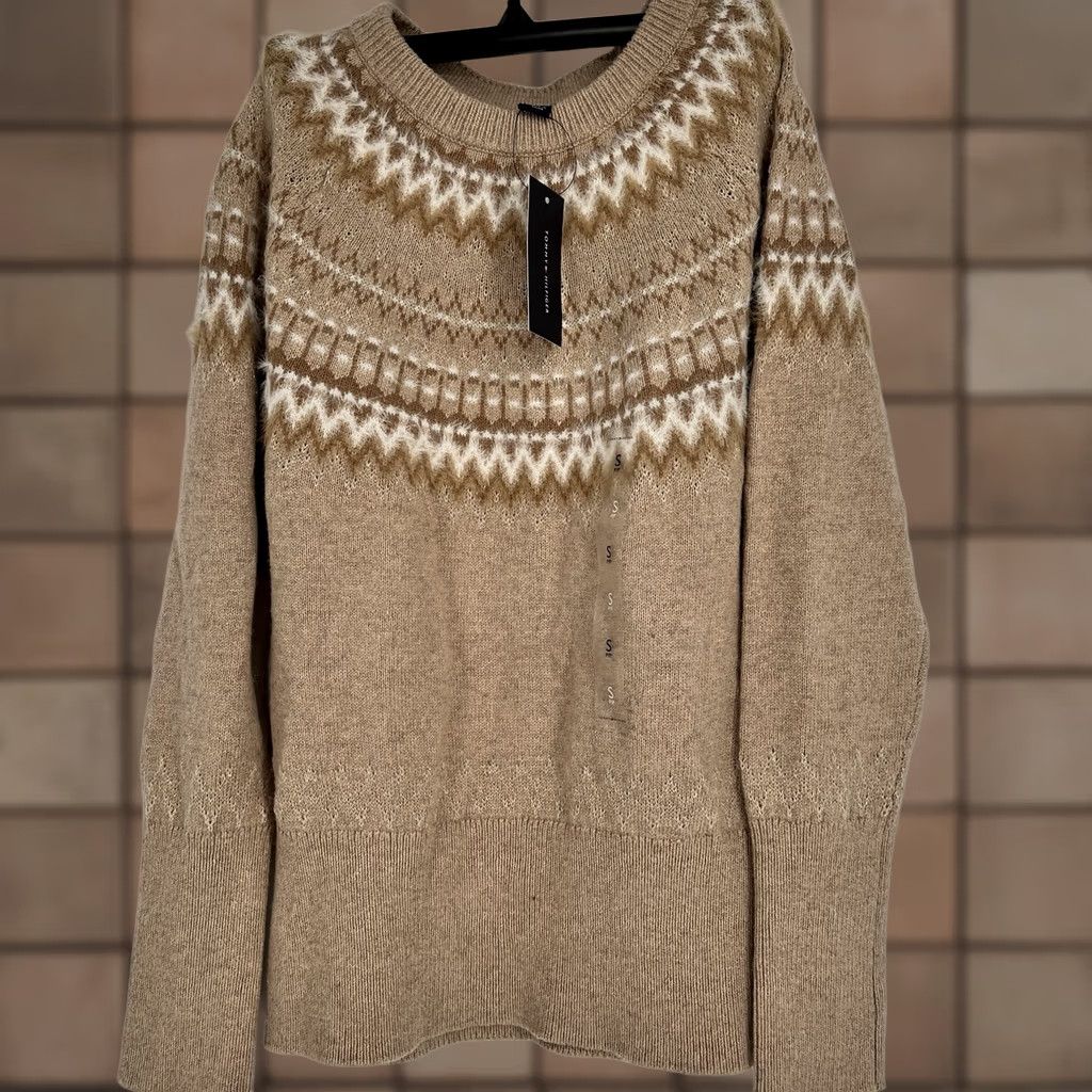 Tommy Hilfiger Tommy Hilfiger Sweater Crew Neck Fair Isle Multicolor Knit Long Sleeve Size S Women's Pullover Casual Fall Winter Spring Regular FitNWT Size S / US 4 / IT 40 - 1 Thumbnail