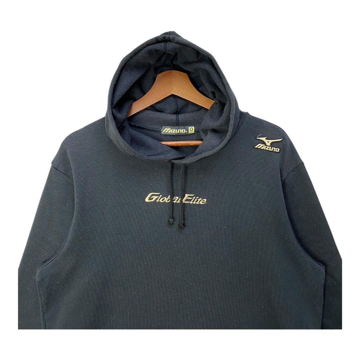 Mizuno Mizuno Global Elite Hoodie Spellout Pullover Jumper Size M Size US M / EU 48-50 / 2 - 2 Thumbnail