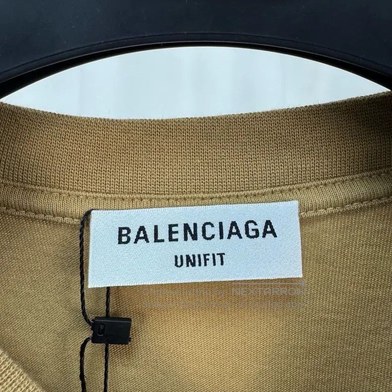 Balenciaga Balenciaga Embroidered Reversed Alphabet Logo Short Sleeve Size US M / EU 48-50 / 2 - 5 Thumbnail