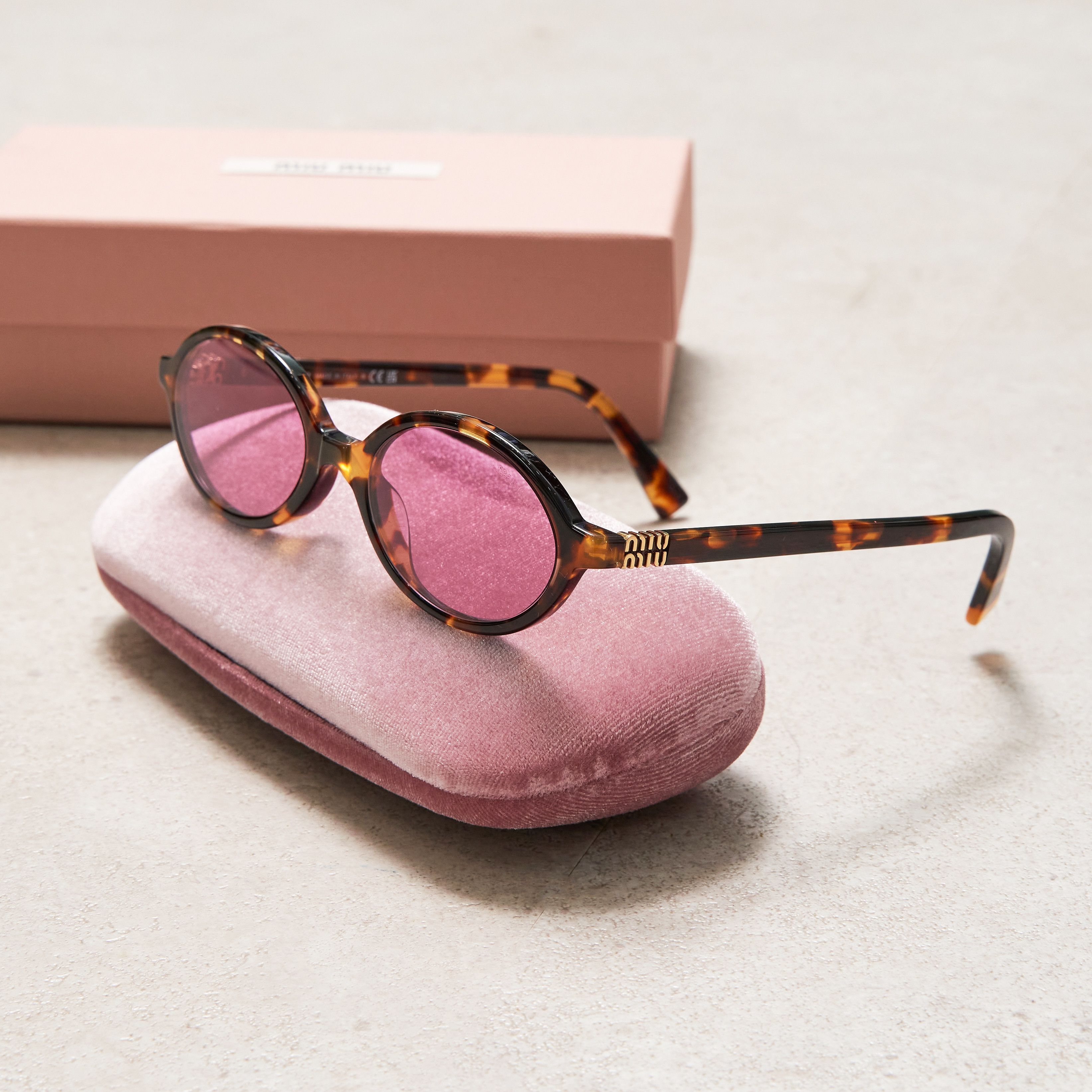 MIU MIU サングラス MU04ZSF VAU50D 50 HAVANA/PINK Miu Miu 04ZS - 50 VAU50D - Sunglasses - Honey Havana/Pink | eBay