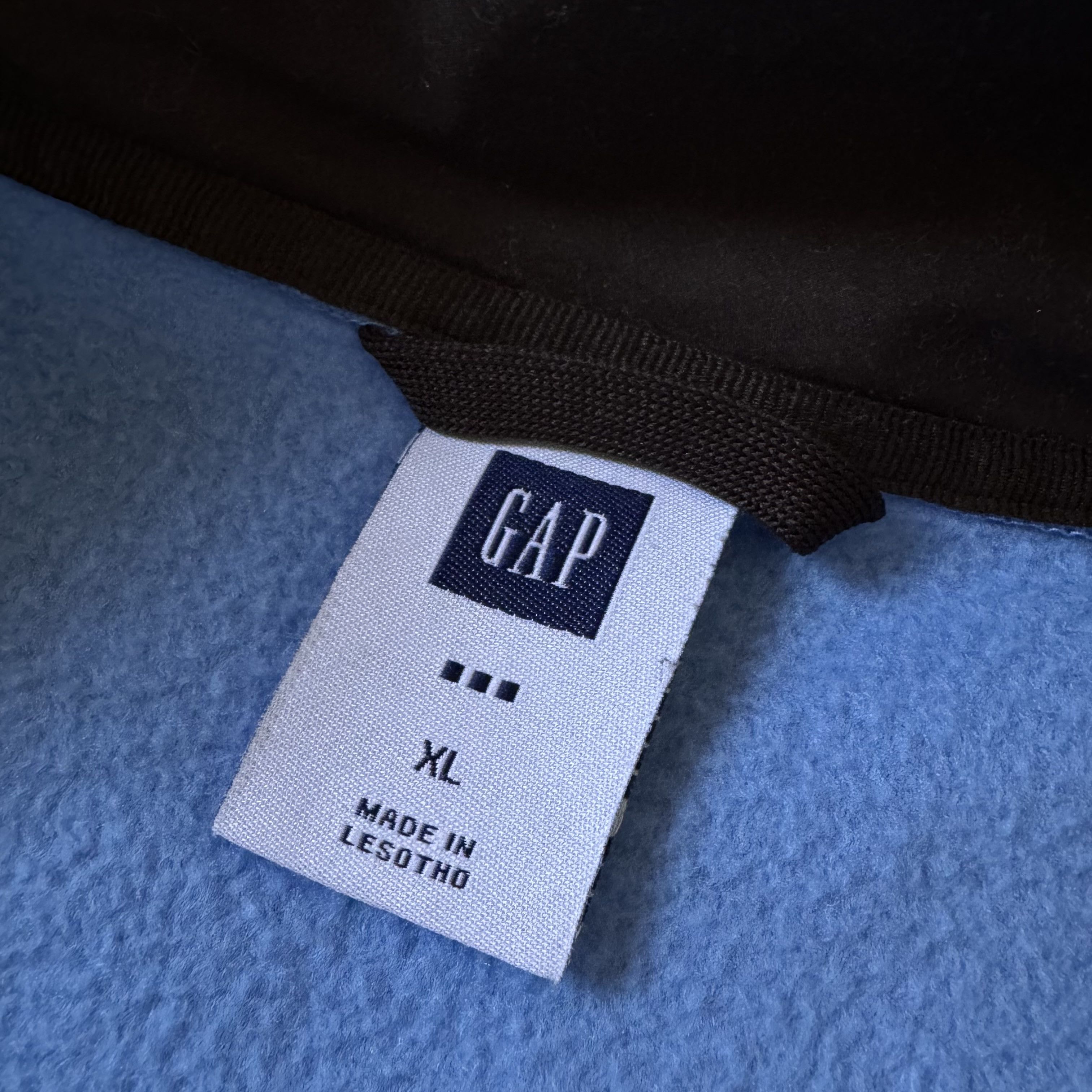 Gap VINTAGE GAP FLEECE BLUE SWEATSHIRT OUTDOOR Y2K Size US XL / EU 56 / 4 - 4 Thumbnail