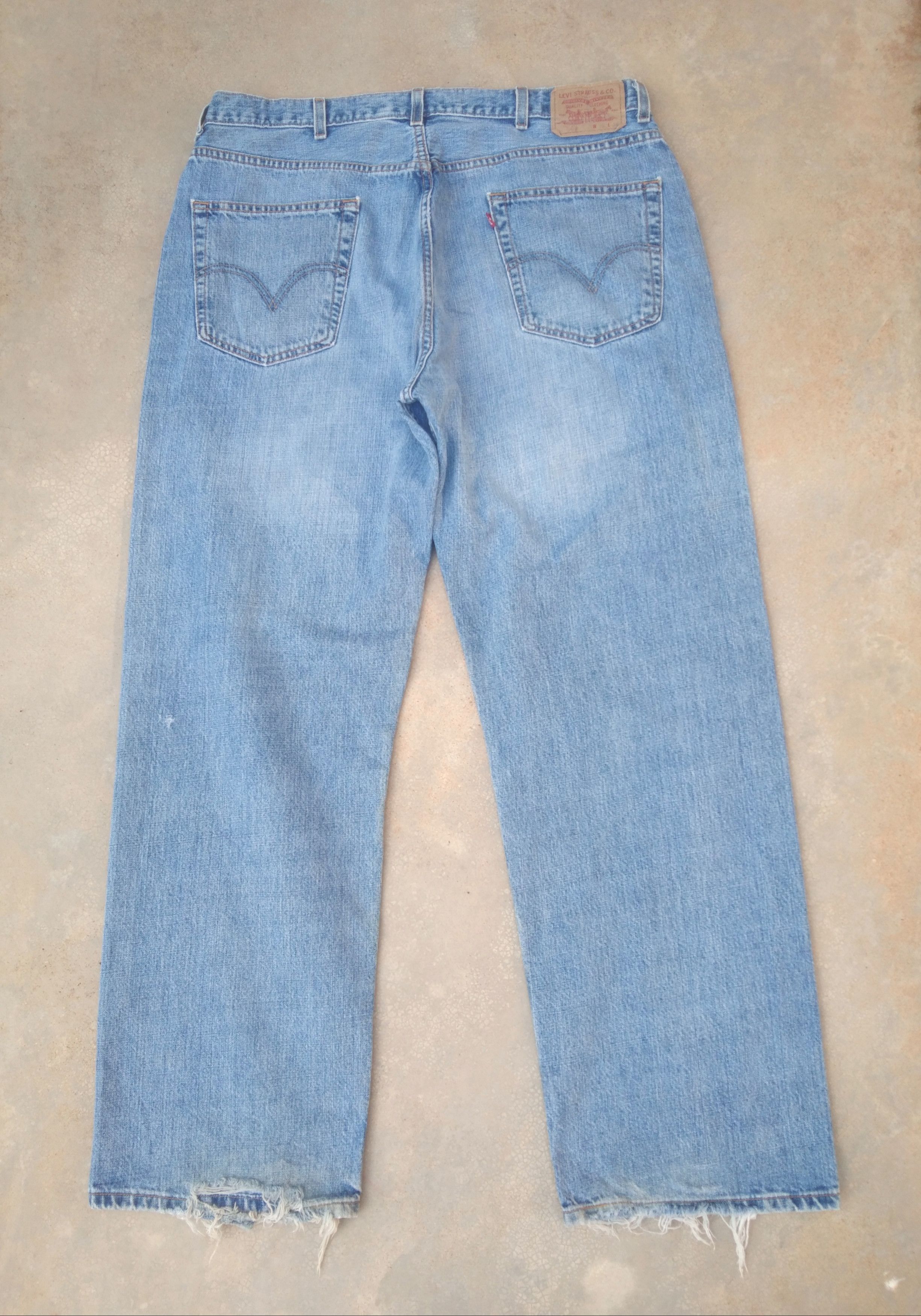 Levi's Vintage Levi's Jeans 569 Loose Straight Baggy 38x33 Size US 38 / EU 54 - 2 Thumbnail