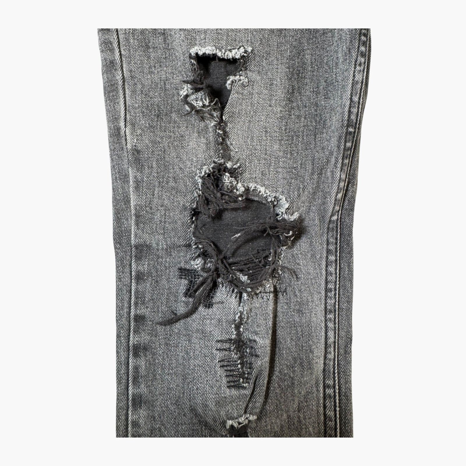 Purple Brand Purple Brand Paint Splatter Black Jeans Size US 31 - 3 Thumbnail