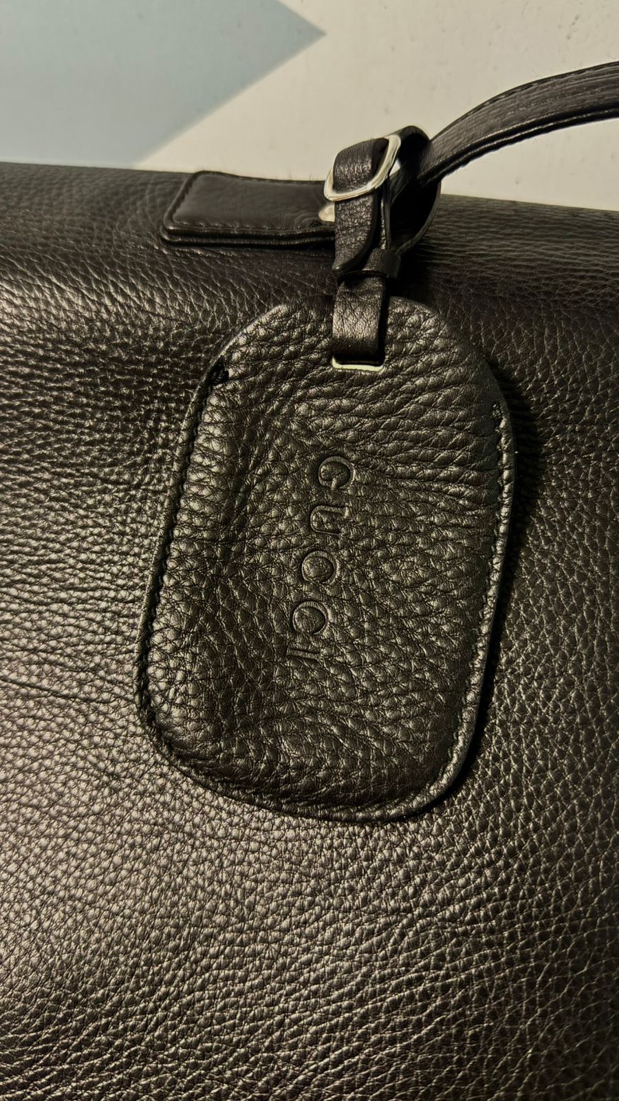Gucci GUCCI Travel Boston Bag Leather Black Size ONE SIZE - 8 Thumbnail