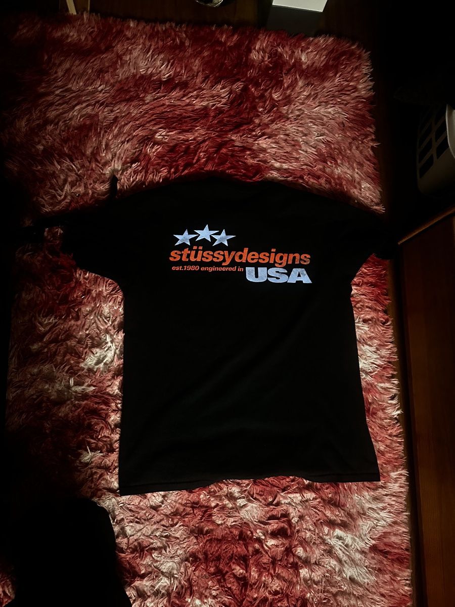 Stussy Stussy Designs USA tee Size US L / EU 52-54 / 3 - 3 Thumbnail