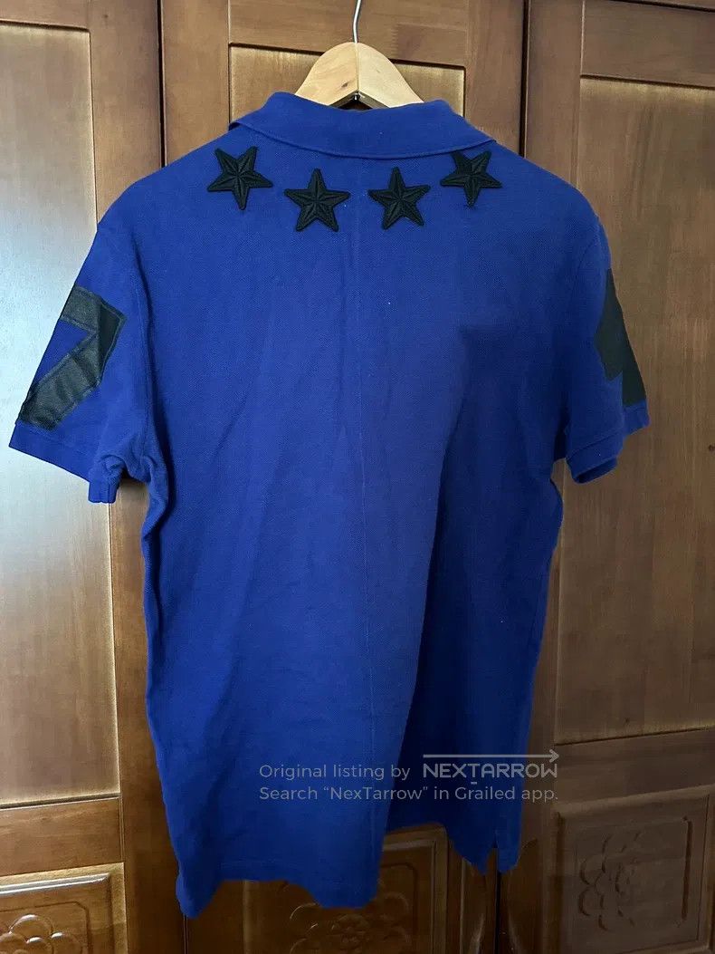 Givenchy Givenchy Black Five-Star Polo Shirt, Made in Italy, Size 1 Size US M / EU 48-50 / 2 - 2 Thumbnail
