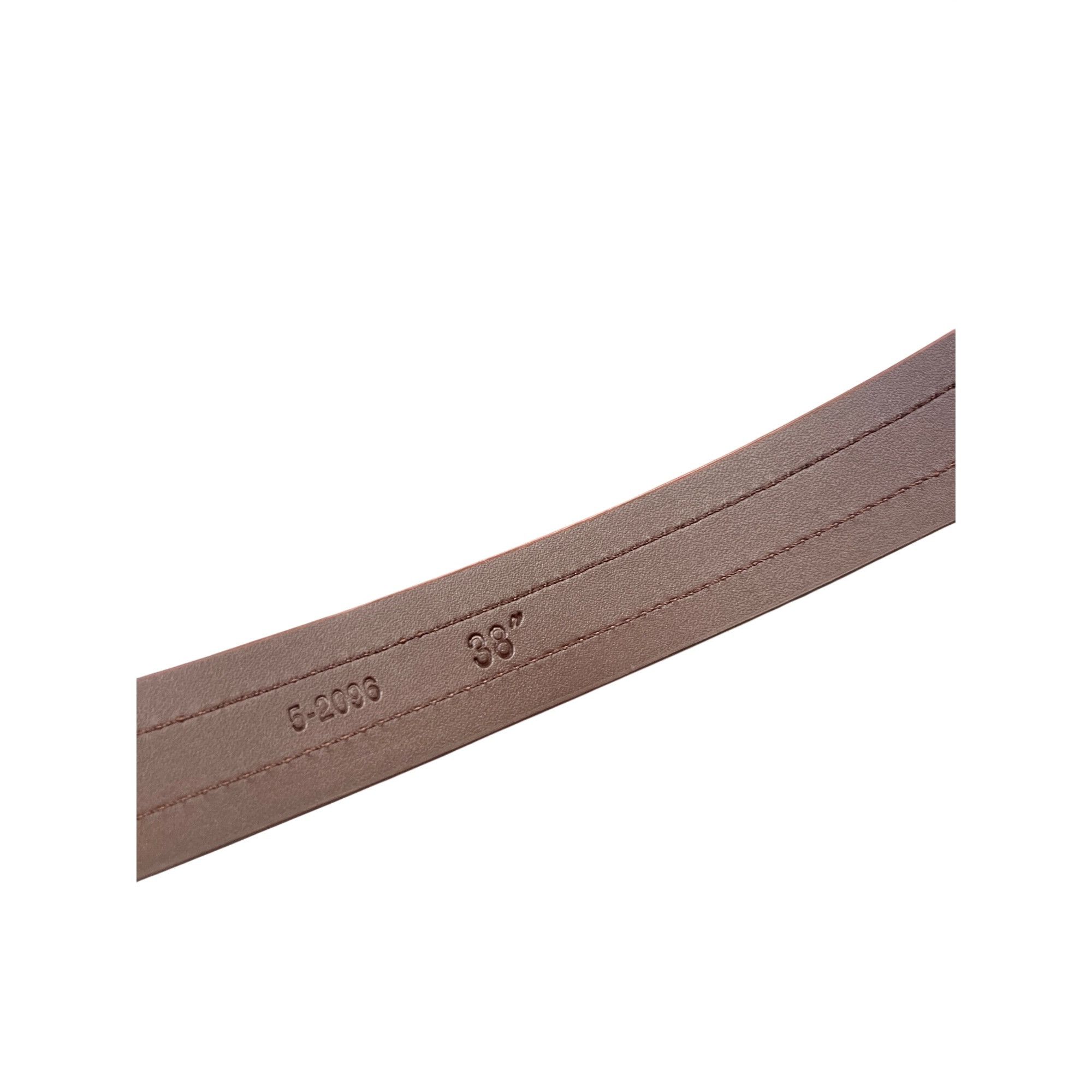 Florsheim Florsheim mens brown leather belt sz 38, 1" wide SKU 9919 Size 38 - 9 Thumbnail
