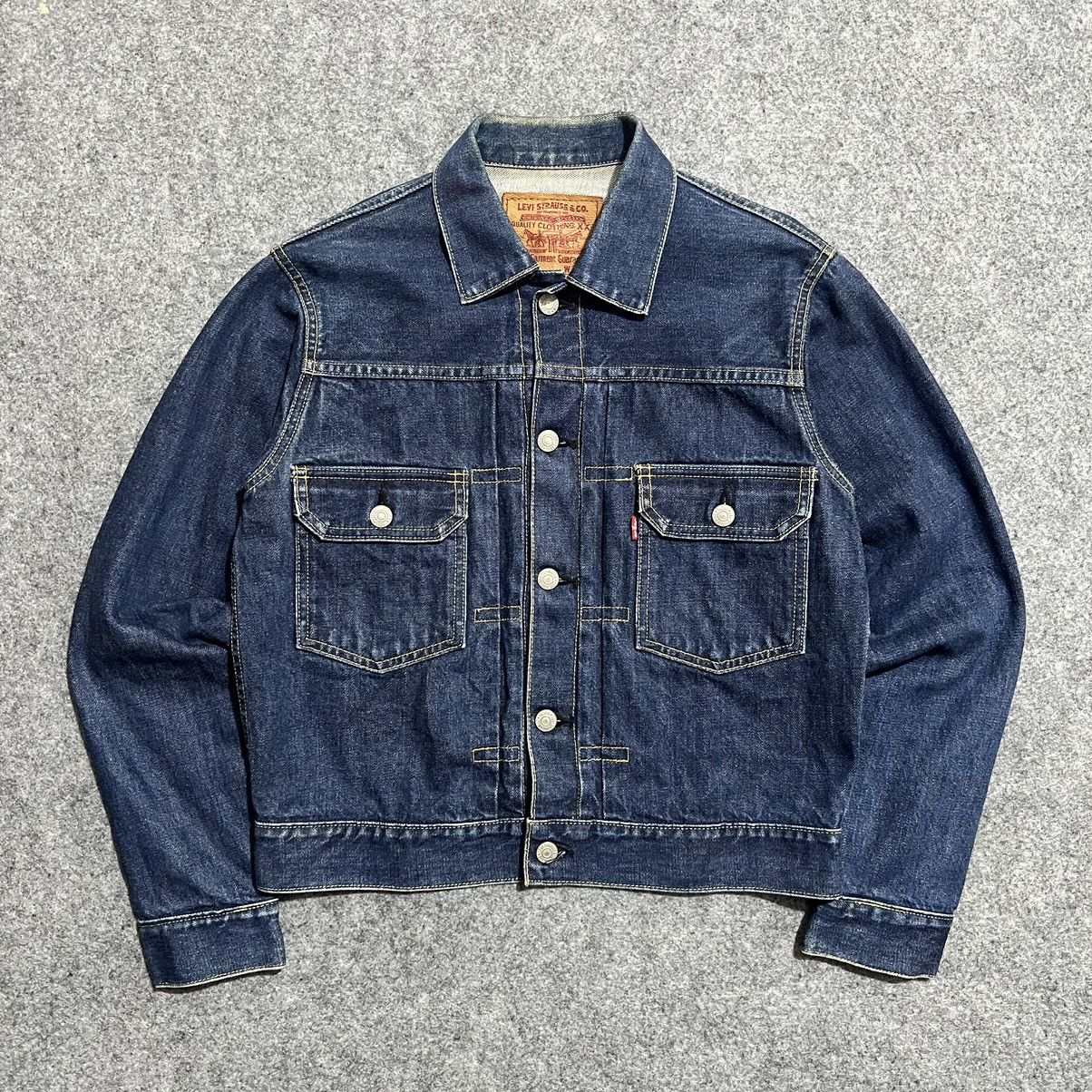 Levi's SMU 2nd JKT Selvadge relume サイズＭ Levi's × Levi's Vintage Clothing LEVI'S TYPE 2 DENIM SELVEDGE