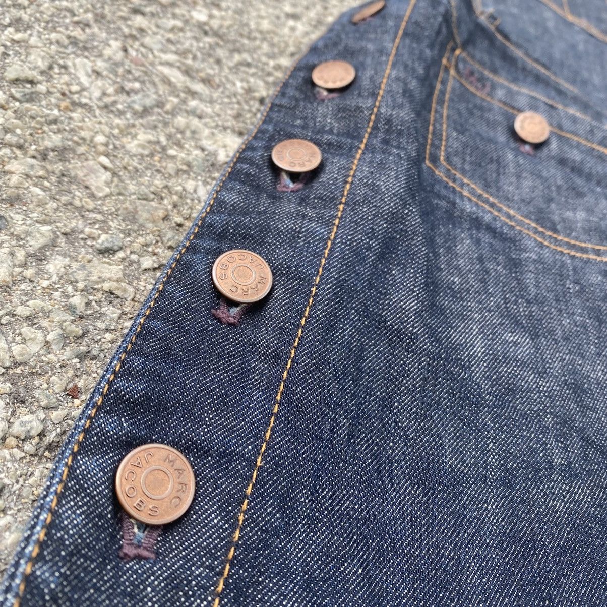 Marc Jacobs ARCHIVAL MARC JACOBS INDIGO DENIM PINAFORE DRESS Size S / US 4 / IT 40 - 7 Thumbnail