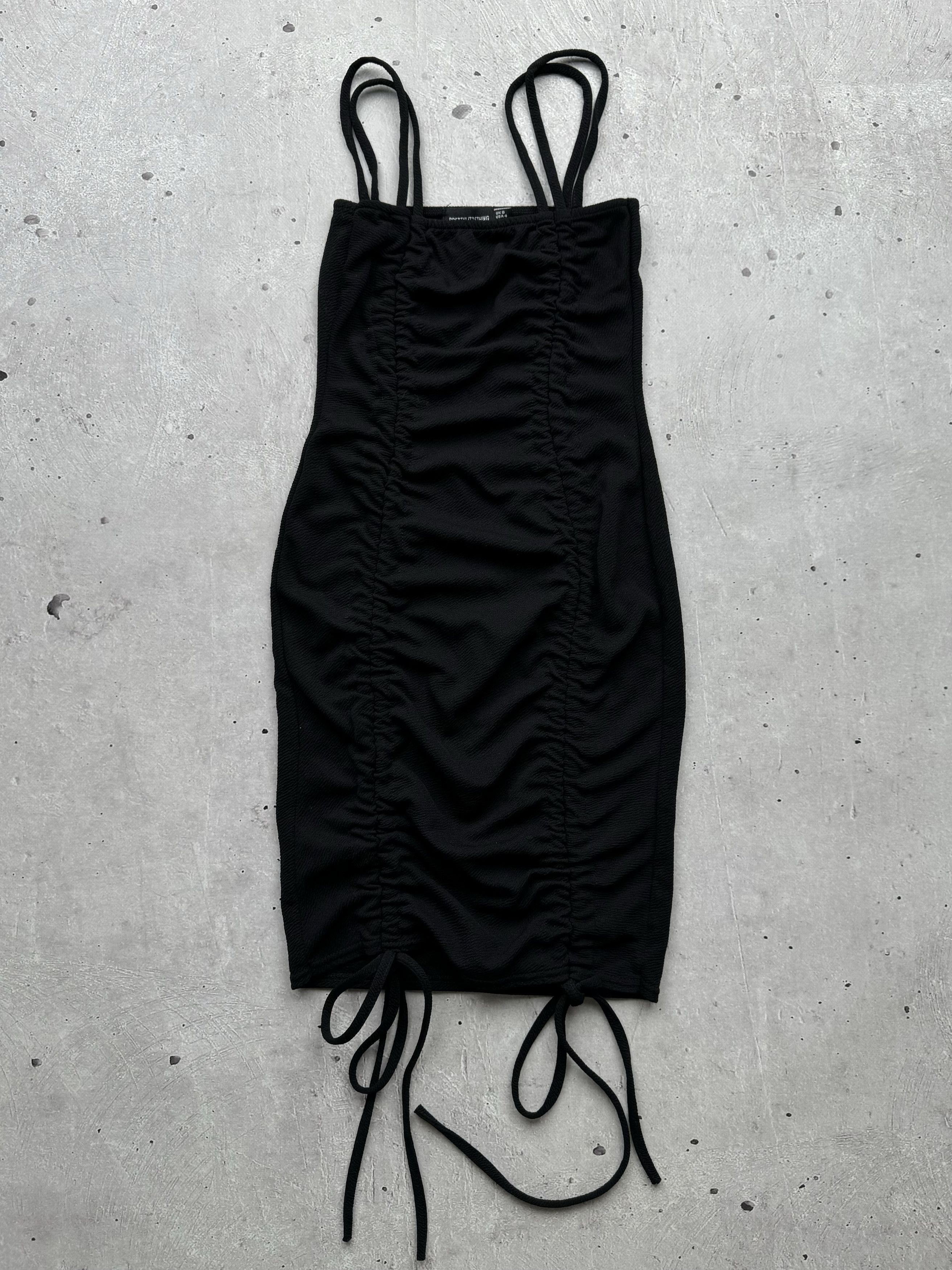 Japanese Brand Vintage Plisse Bondage Mini Dress Size XS / US 0-2 / IT 36-38 - 1 Thumbnail