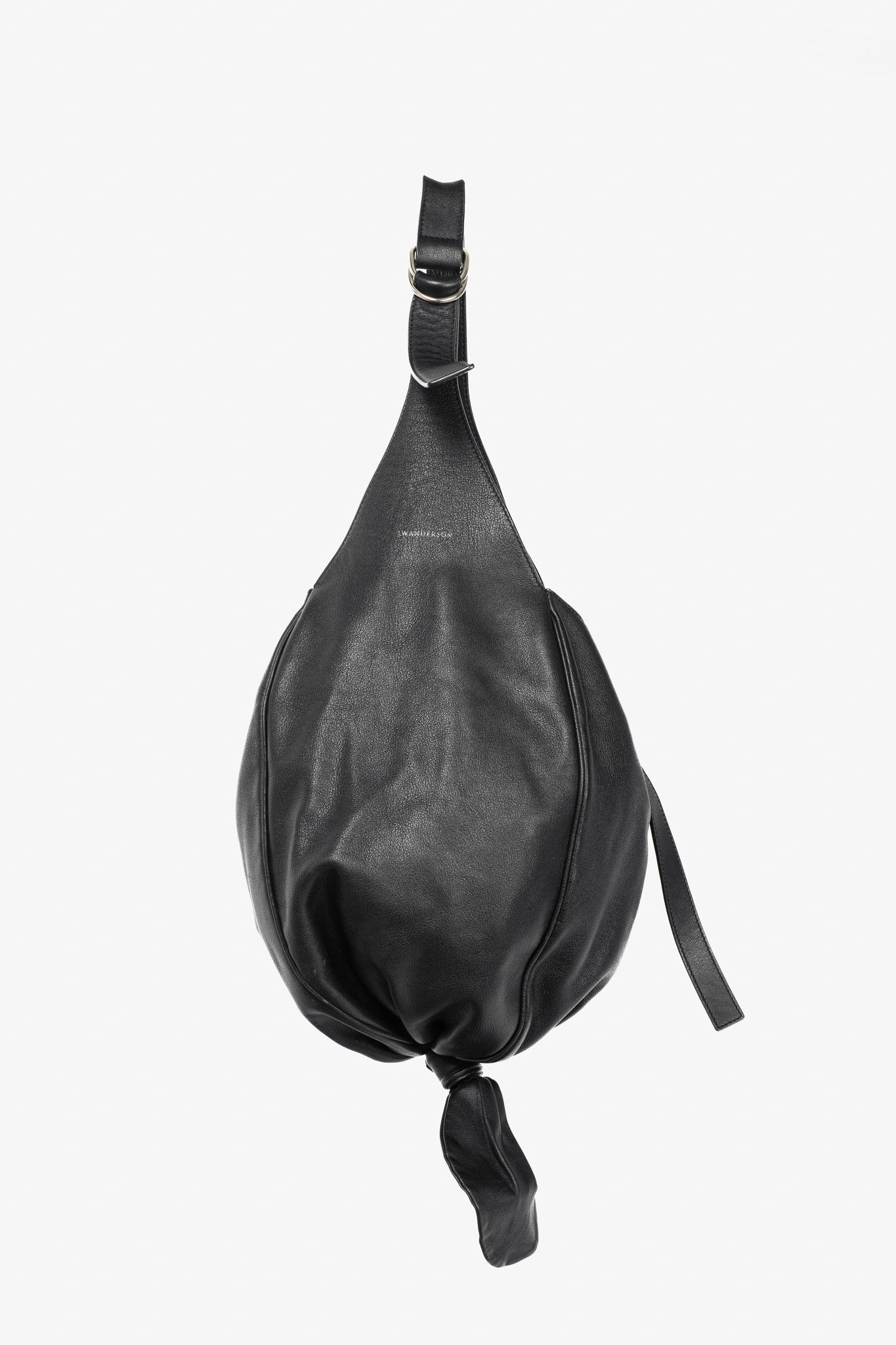 JW Anderson J.W. Anderson AW17 Black Leather Knot Hobo Size ONE SIZE - 3 Thumbnail