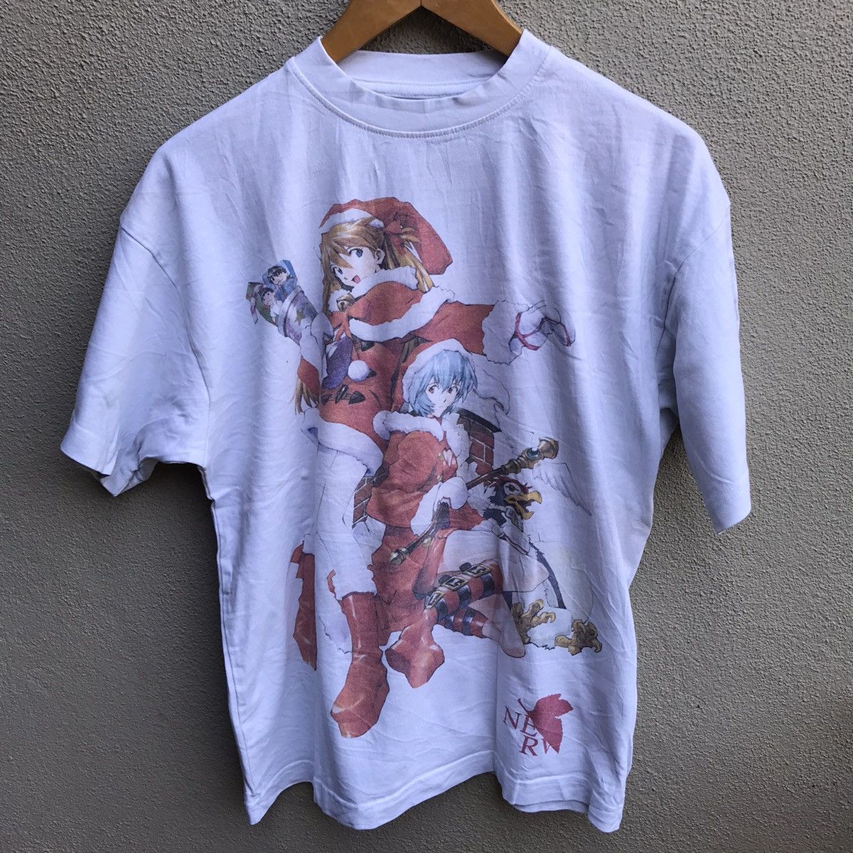 Anime NERV Evangelion christmas edition tee anime manga cospa Size US M / EU 48-50 / 2 - 2 Thumbnail