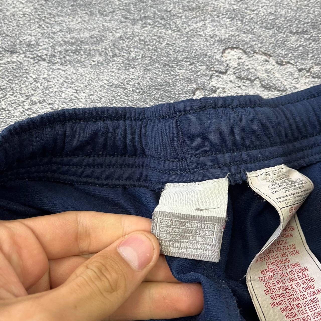 Nike Vintage 90s Nike Blue Casual Button Drill Baggy Pants Size M Size US 33 - 7 Thumbnail