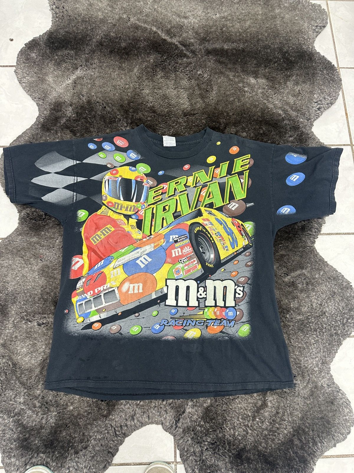 NASCAR RARE 1991 Vintage NASCAR M&M T Shirt Size US XXL / EU 58 / 5 - 1 Thumbnail