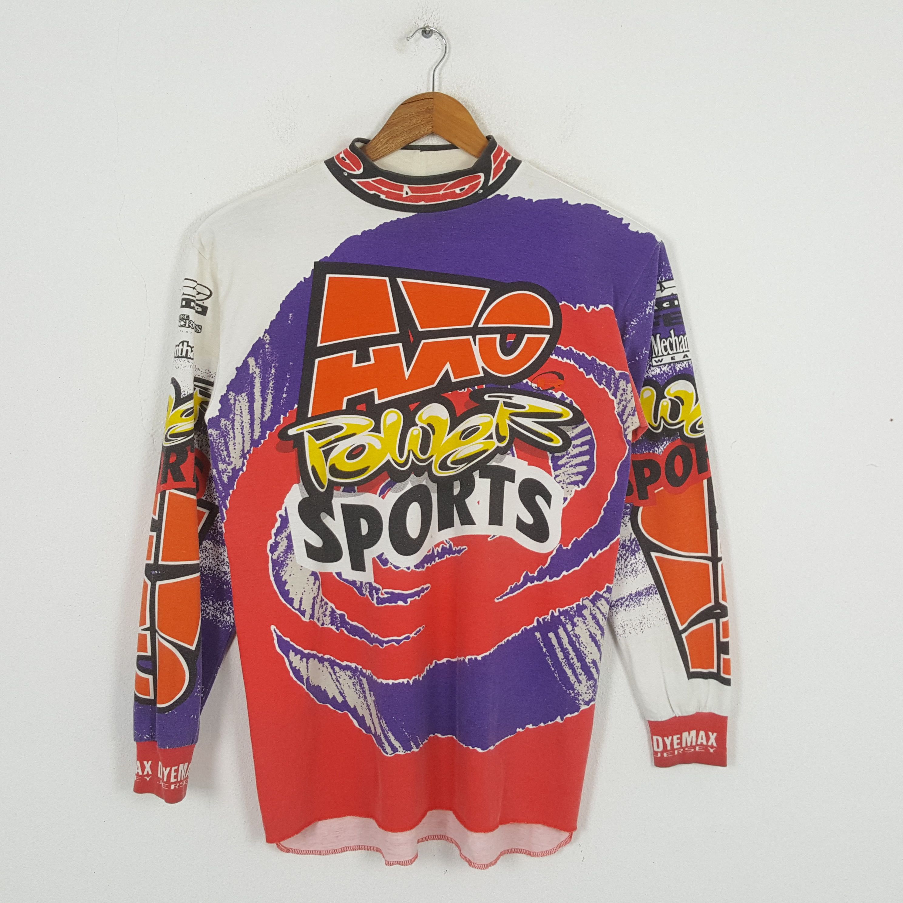 Vintage Vintage AXO Power Sports Motorsport Racing T-Shirt C276N78 Size US L / EU 52-54 / 3 - 1 Thumbnail
