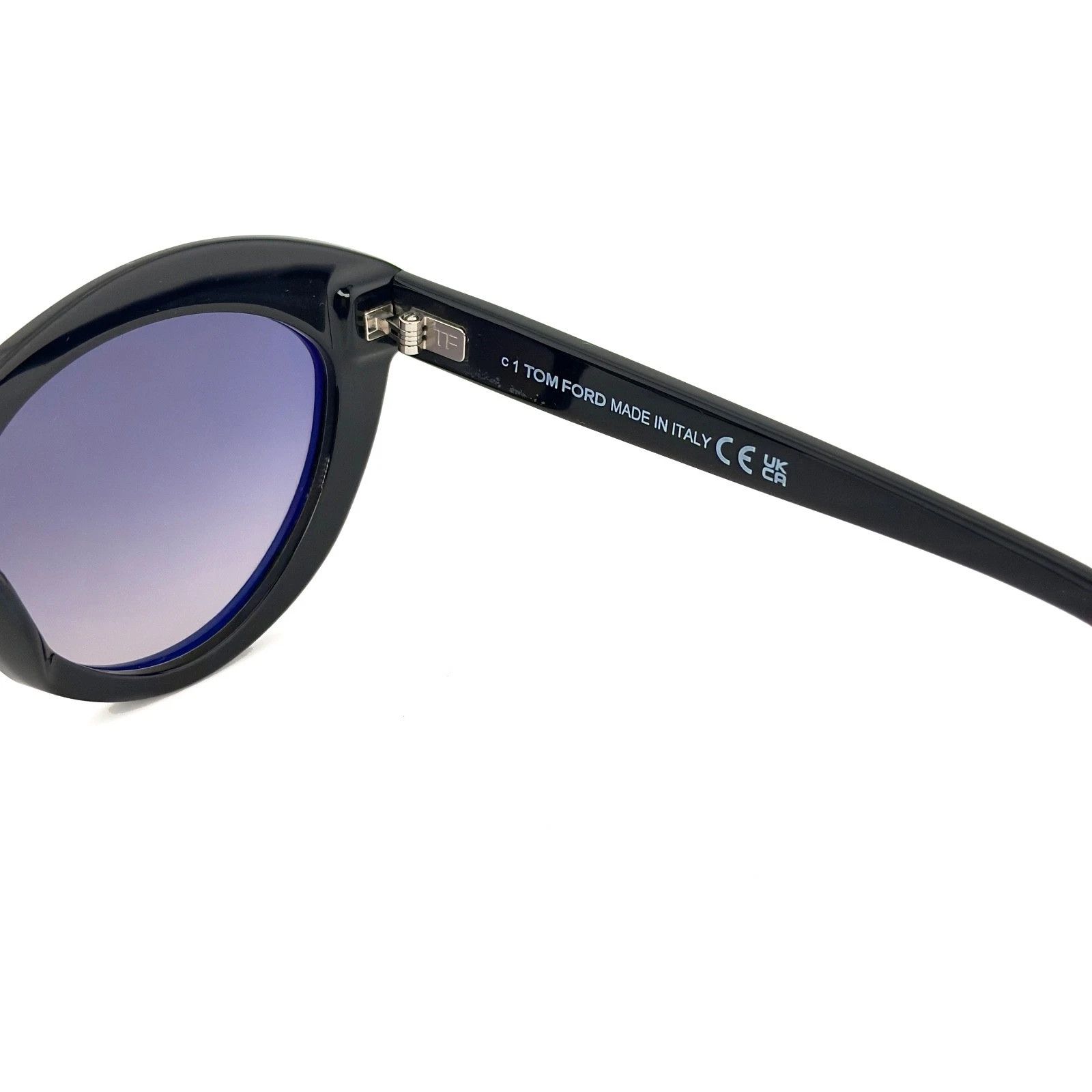 Tom Ford TOM FORD TONI FT1111 01C Shiny Modern Sunglass 1111 TF1111 Size ONE SIZE - 3 Thumbnail