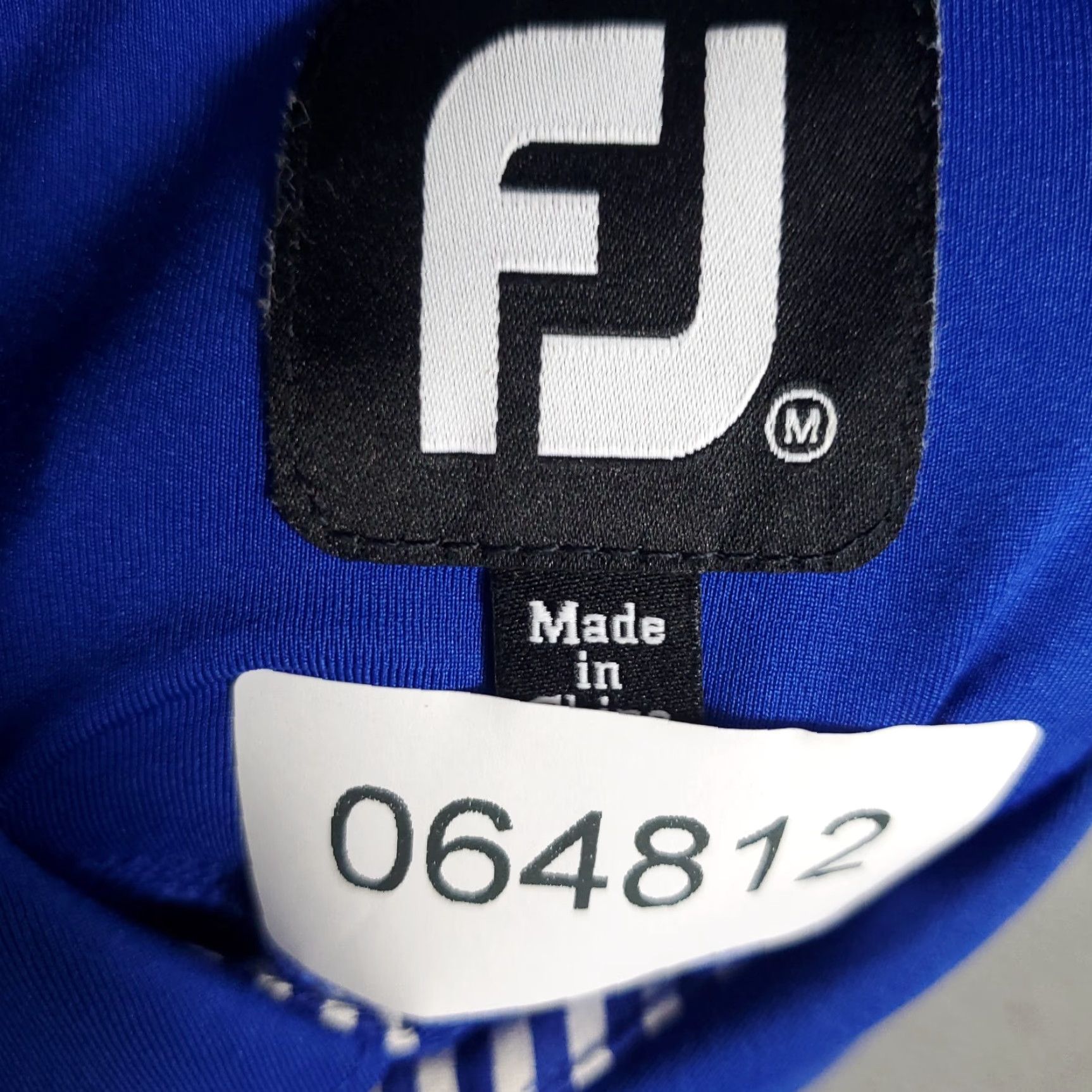 Footjoy FootJoy Polo Shirt Mens M Blue Short Sleeve Golf Shirt Size US M / EU 48-50 / 2 - 7 Thumbnail