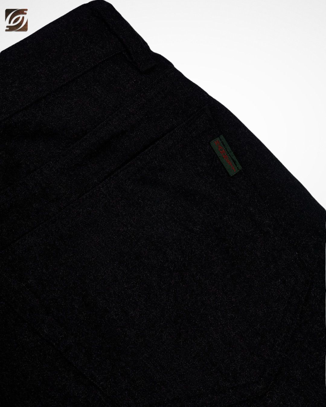 Katharine Hamnett London Katharine Hamnett 1990s Woven Wool Hunter Pants Size US 31 - 8 Thumbnail
